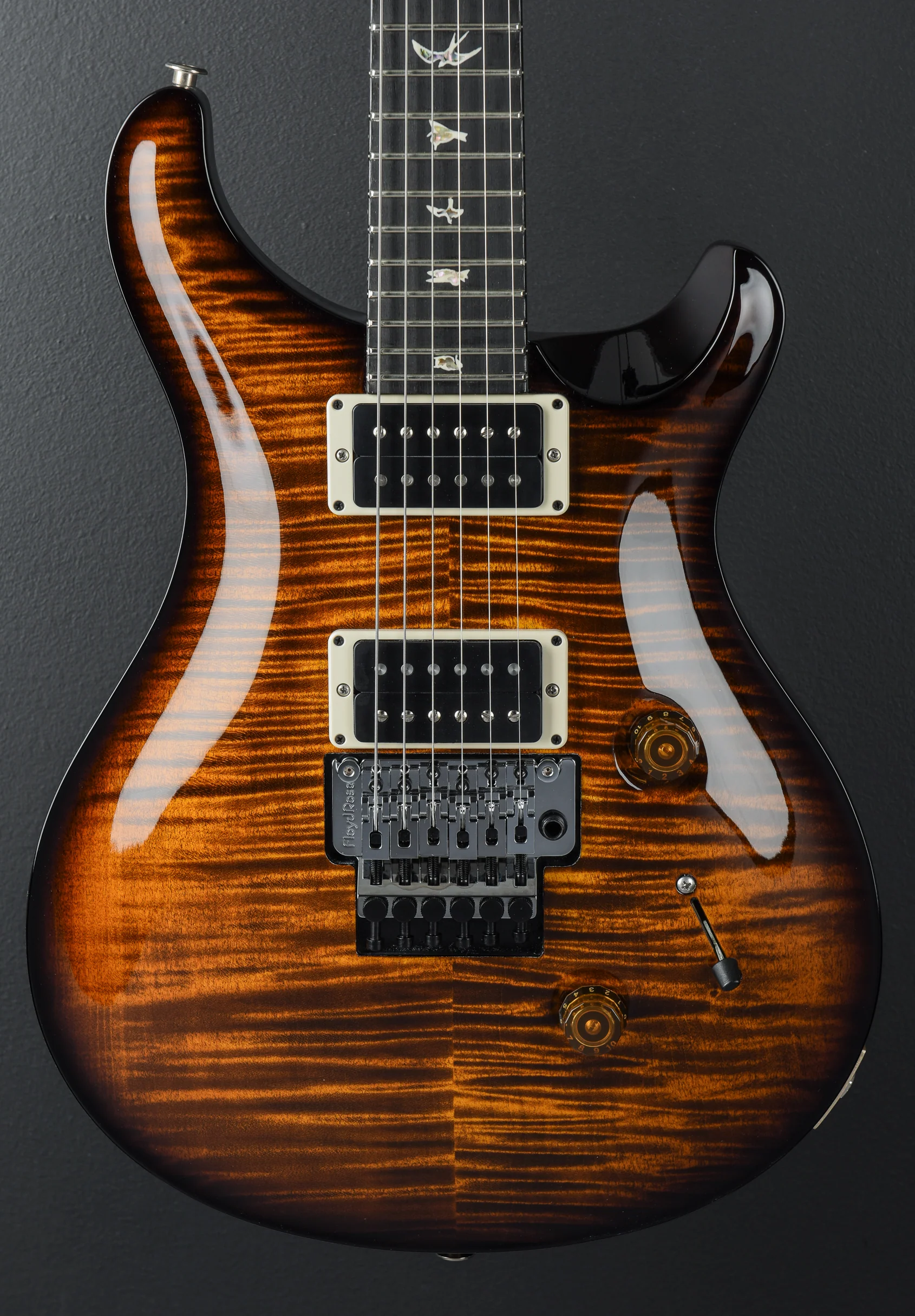 Custom 24 "Floyd" 10 Top - Black Gold Wraparound Burst - Image 2