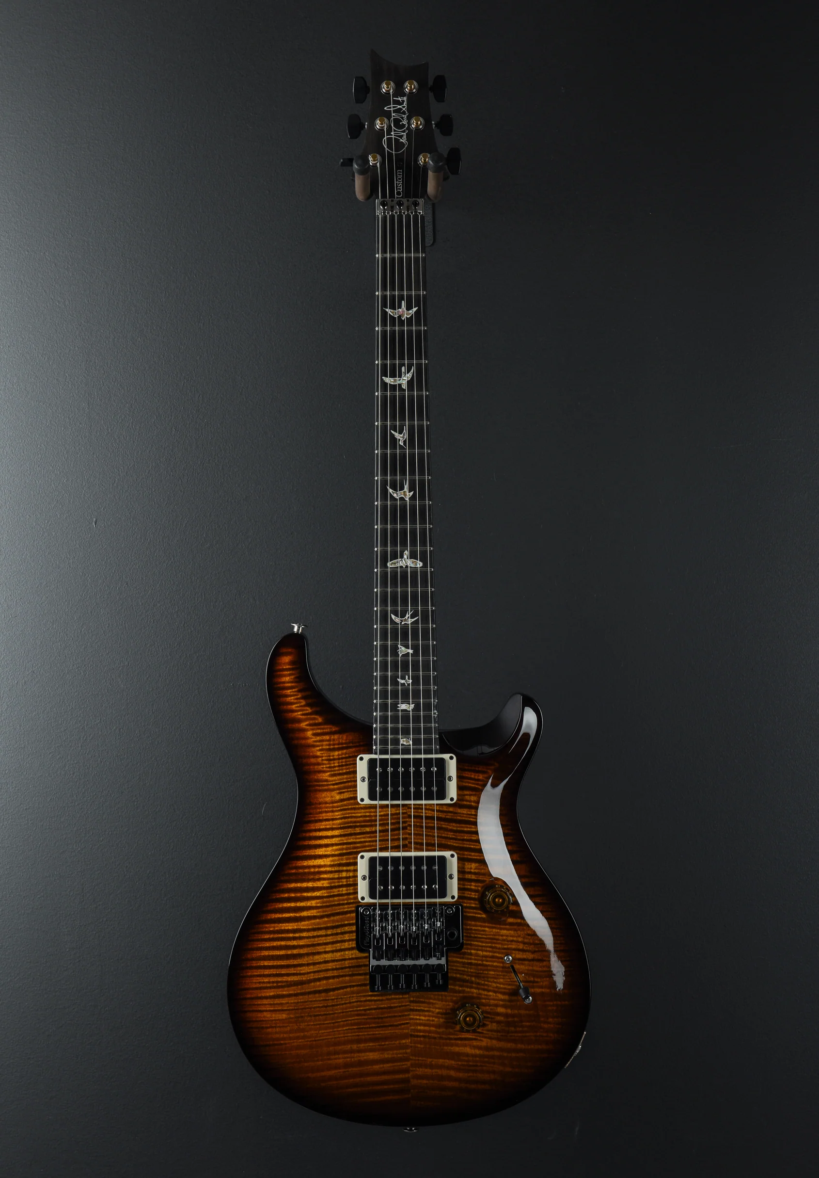 Custom 24 "Floyd" 10 Top - Black Gold Wraparound Burst - Image 3