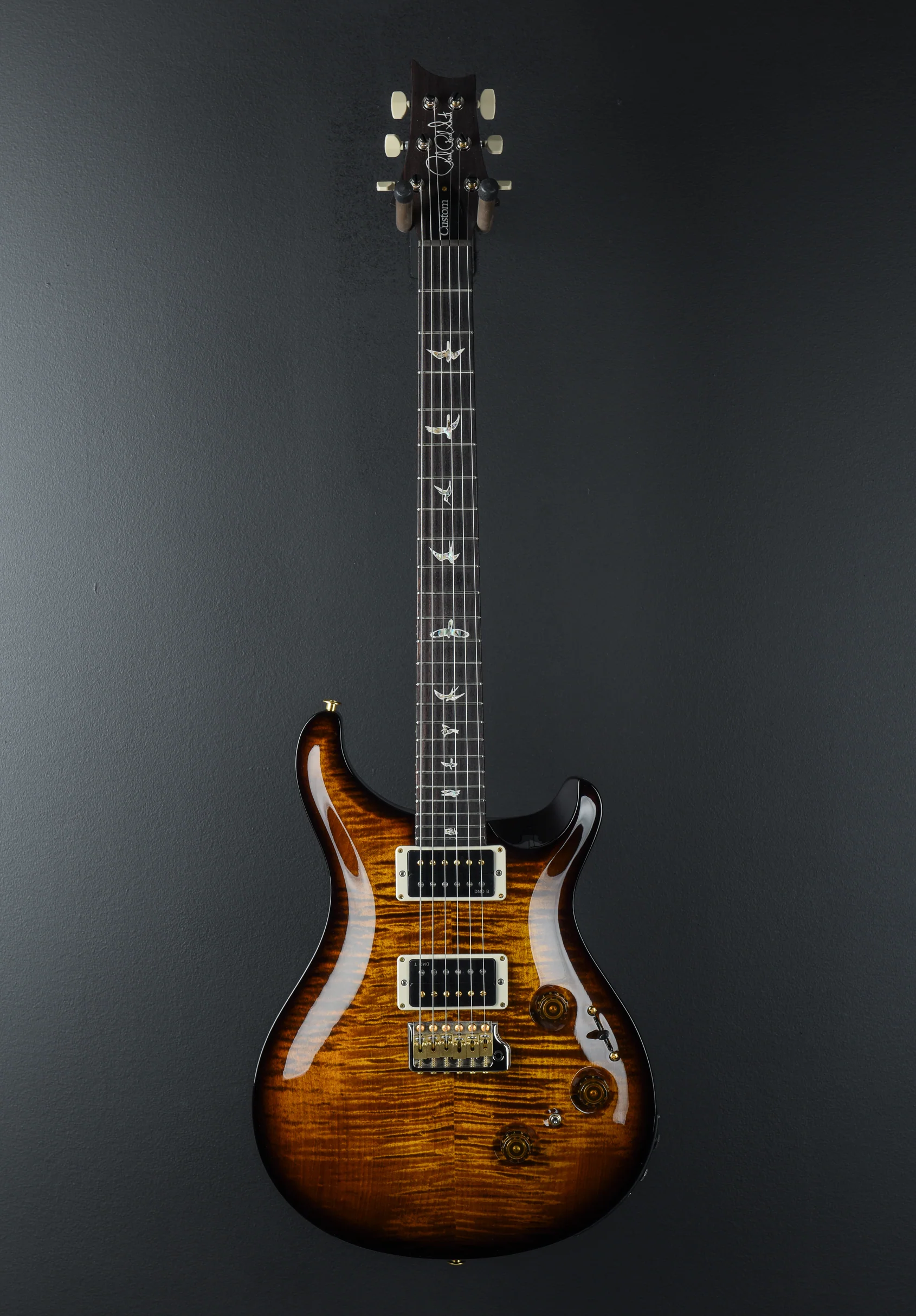 Custom 24 Piezo 10 Top - Black Gold Wraparound Burst - Image 3