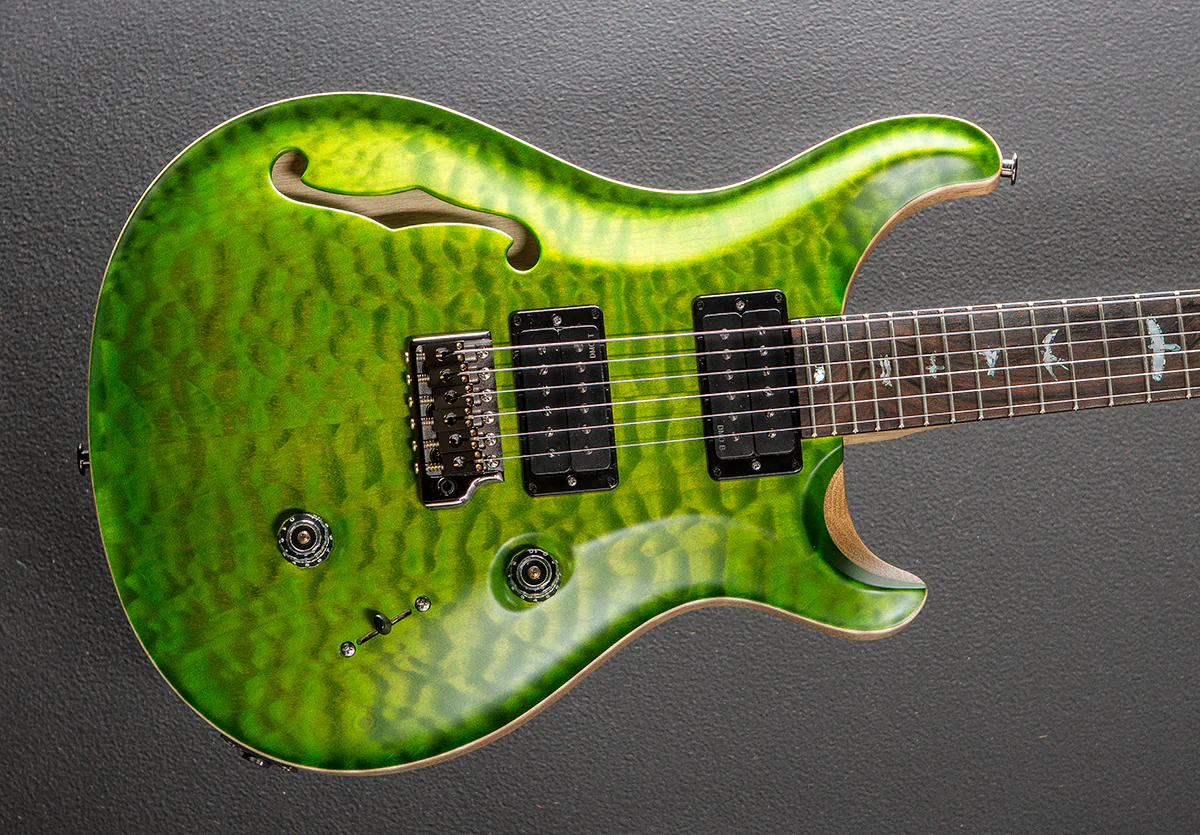 Custom 24 Semi-Hollow Wood Library Limited - Eriza Verde w/Korina