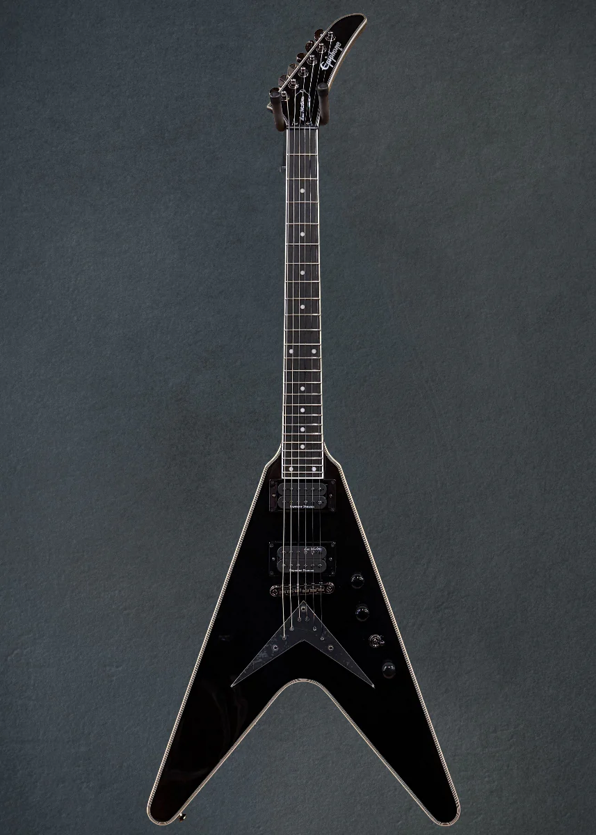 Dave Mustaine Flying V Custom - Black Metallic - Image 3