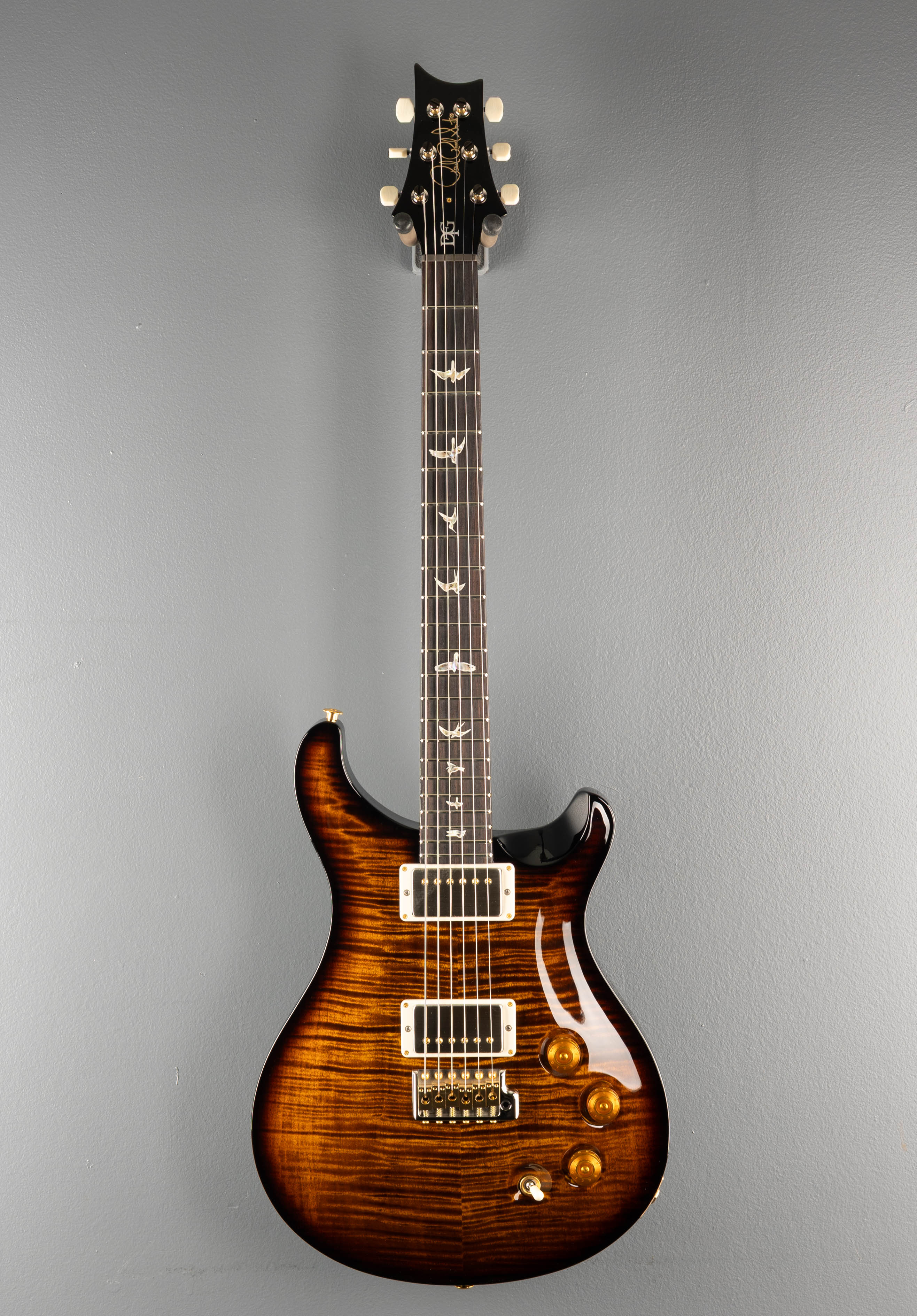 DGT (David Grissom Trem) 10 Top w/Birds - Black Gold Burst - Image 3