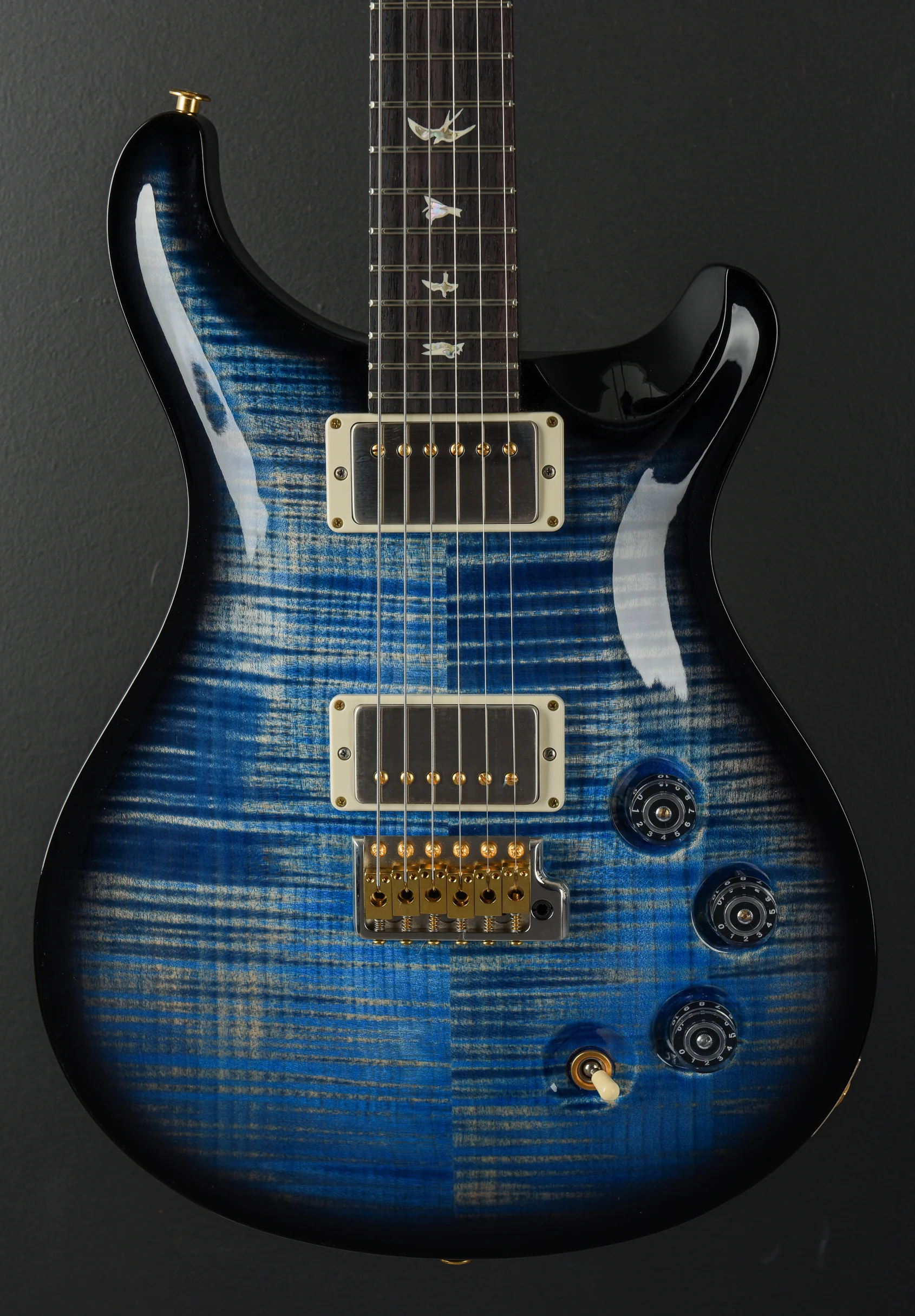 DGT (David Grissom Trem) 10 Top w/Birds - Blue Jean Wraparound Smoke Burst - Image 2