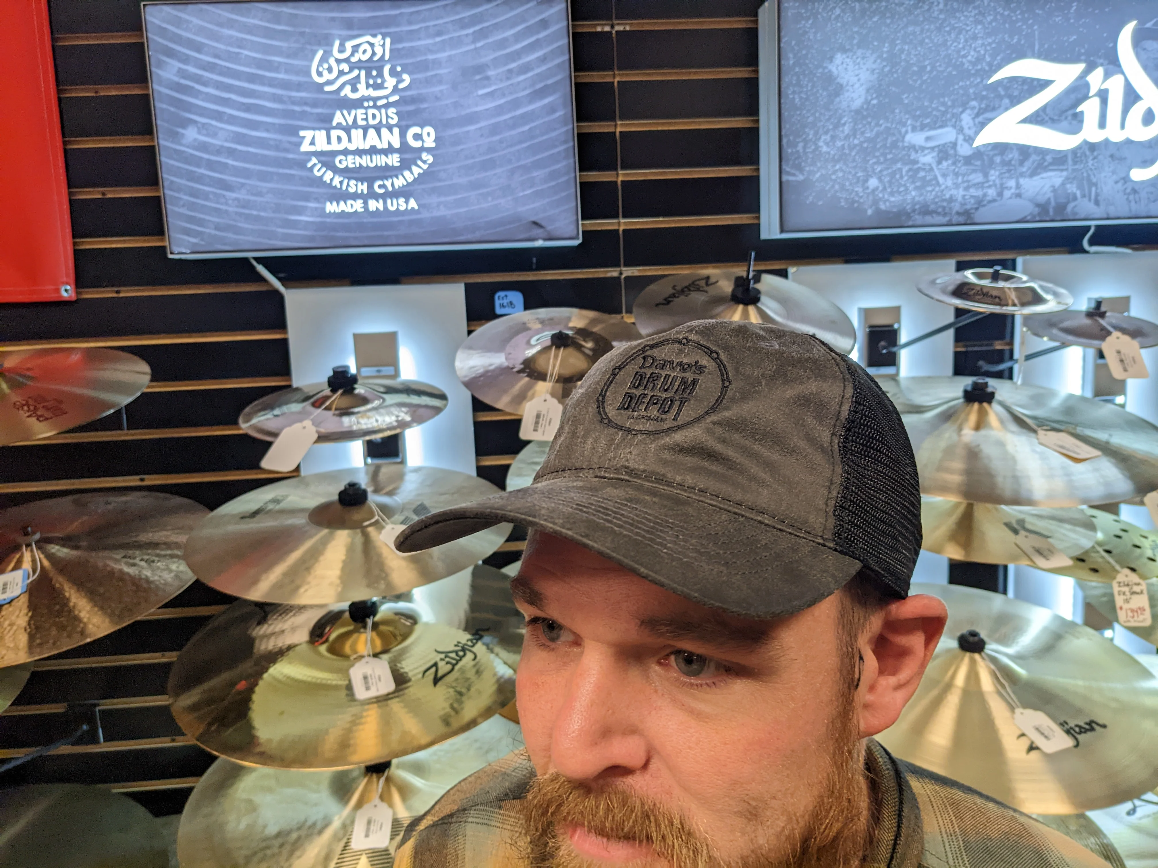 Drum Depot Mesh Hat - All Black - Image 3