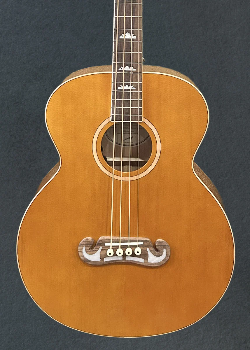 El Capitan J-200 Studio Bass - Aged Vintage Natural - Image 2