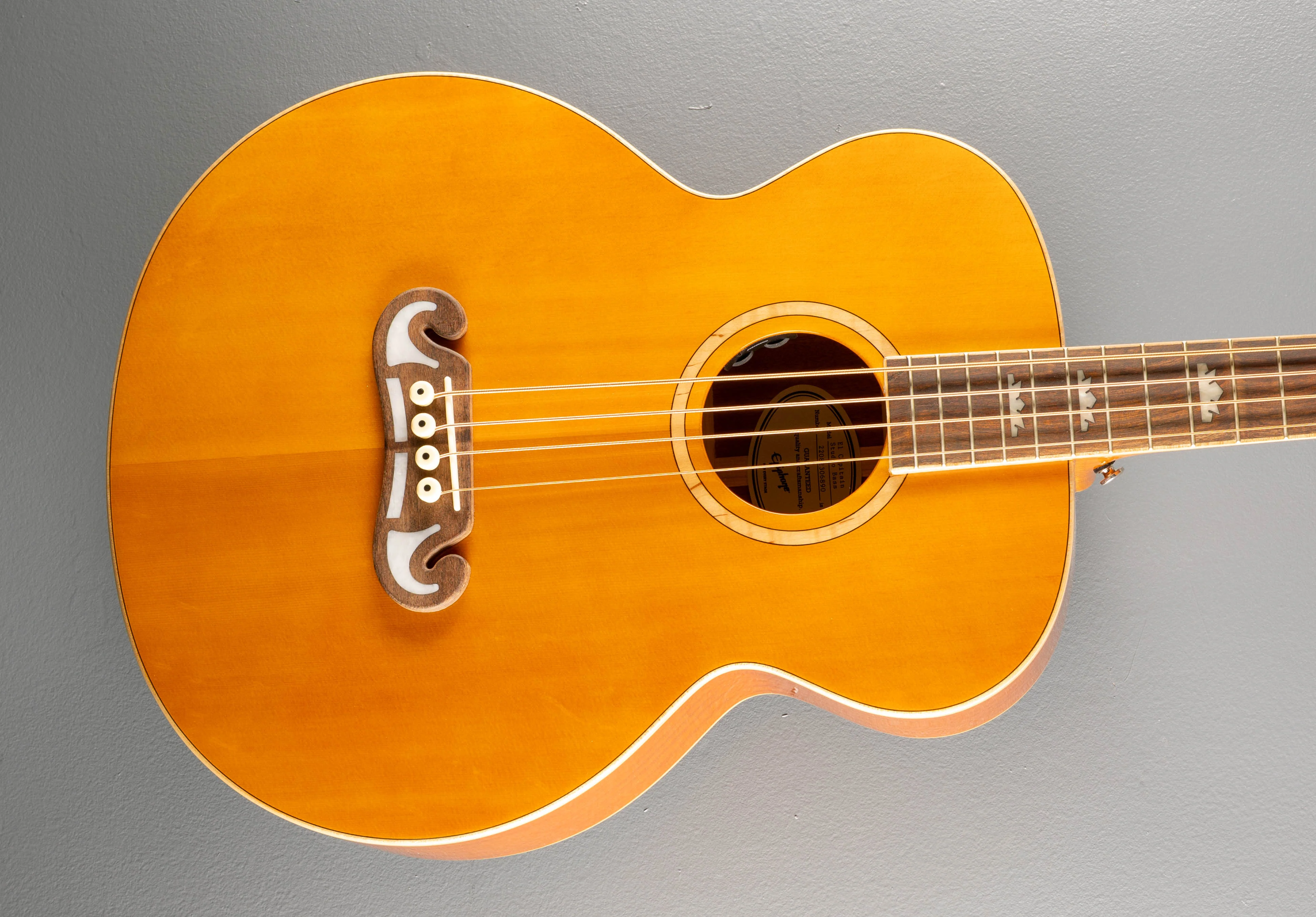 El Capitan J-200 Studio Bass - Aged Vintage Natural