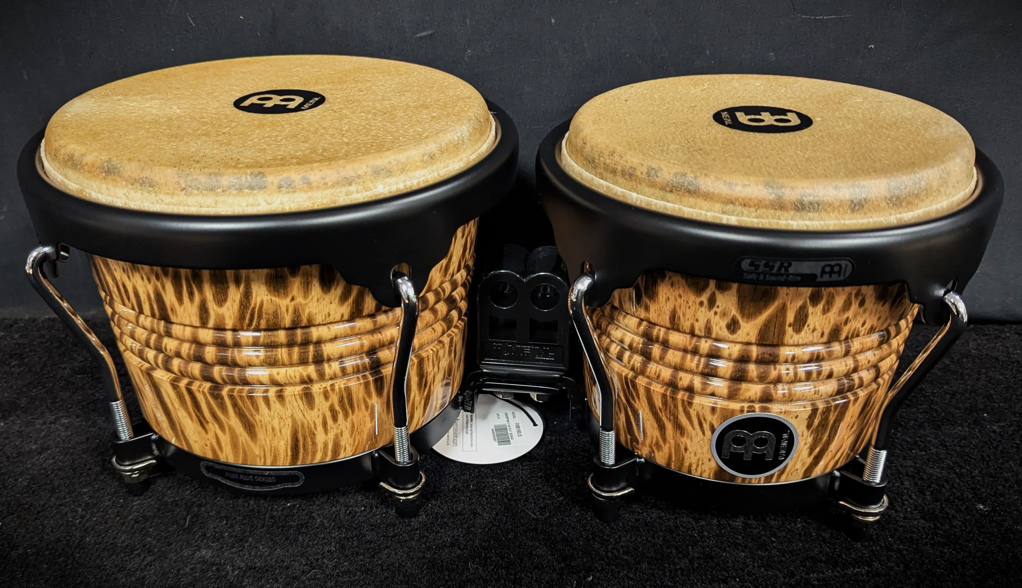 Marathon Designer Series Wood Bongo - Leopard Burl - Image 2