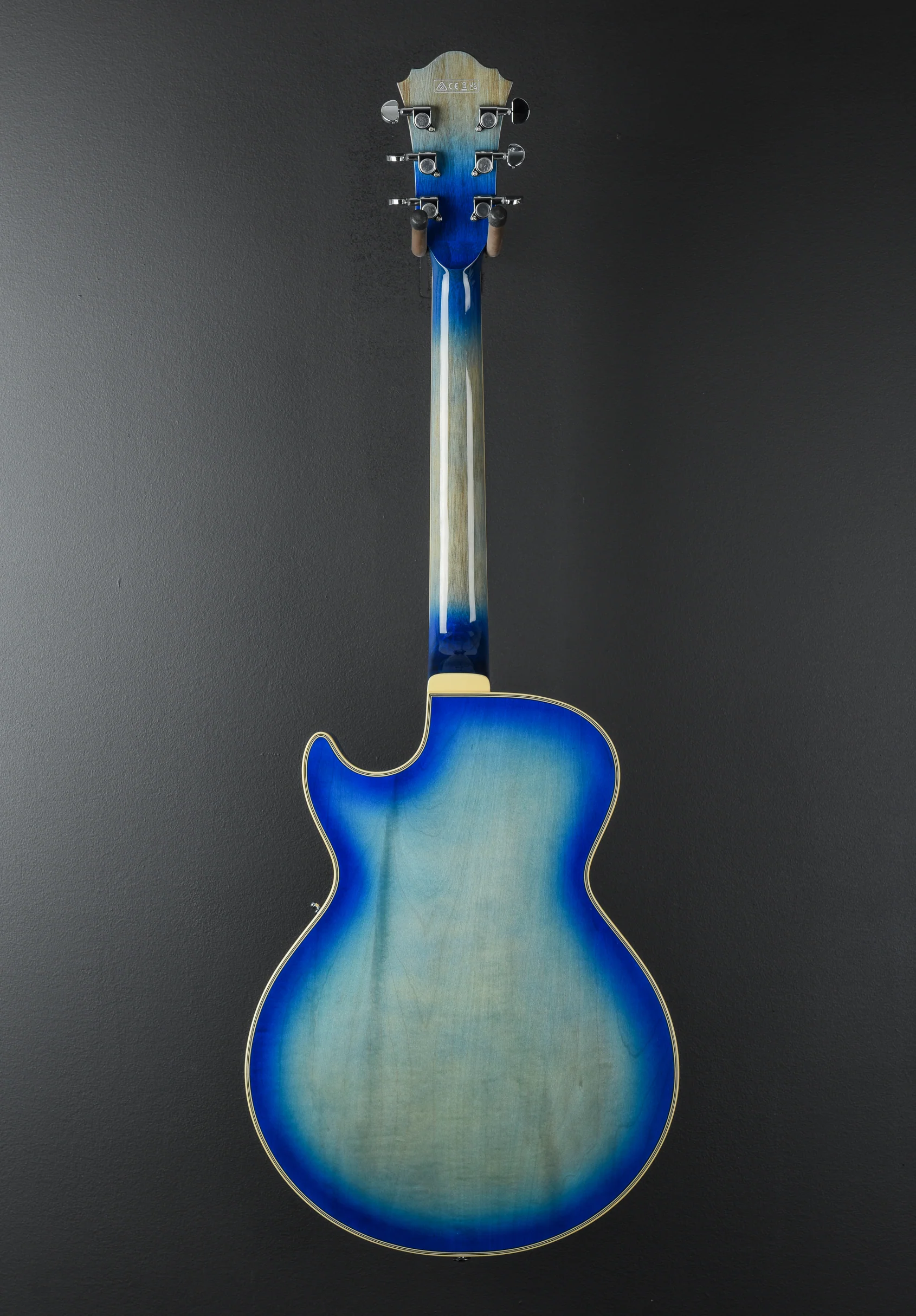 GB10EMJBB George Benson Signature Hollowbody - Jet Blue Burst - Image 5
