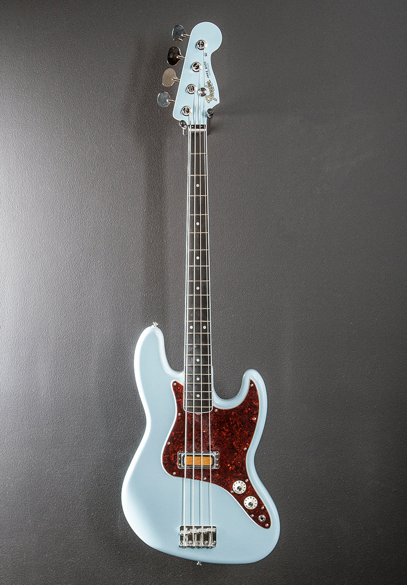 Gold Foil Jazz Bass - Sonic Blue - Image 3