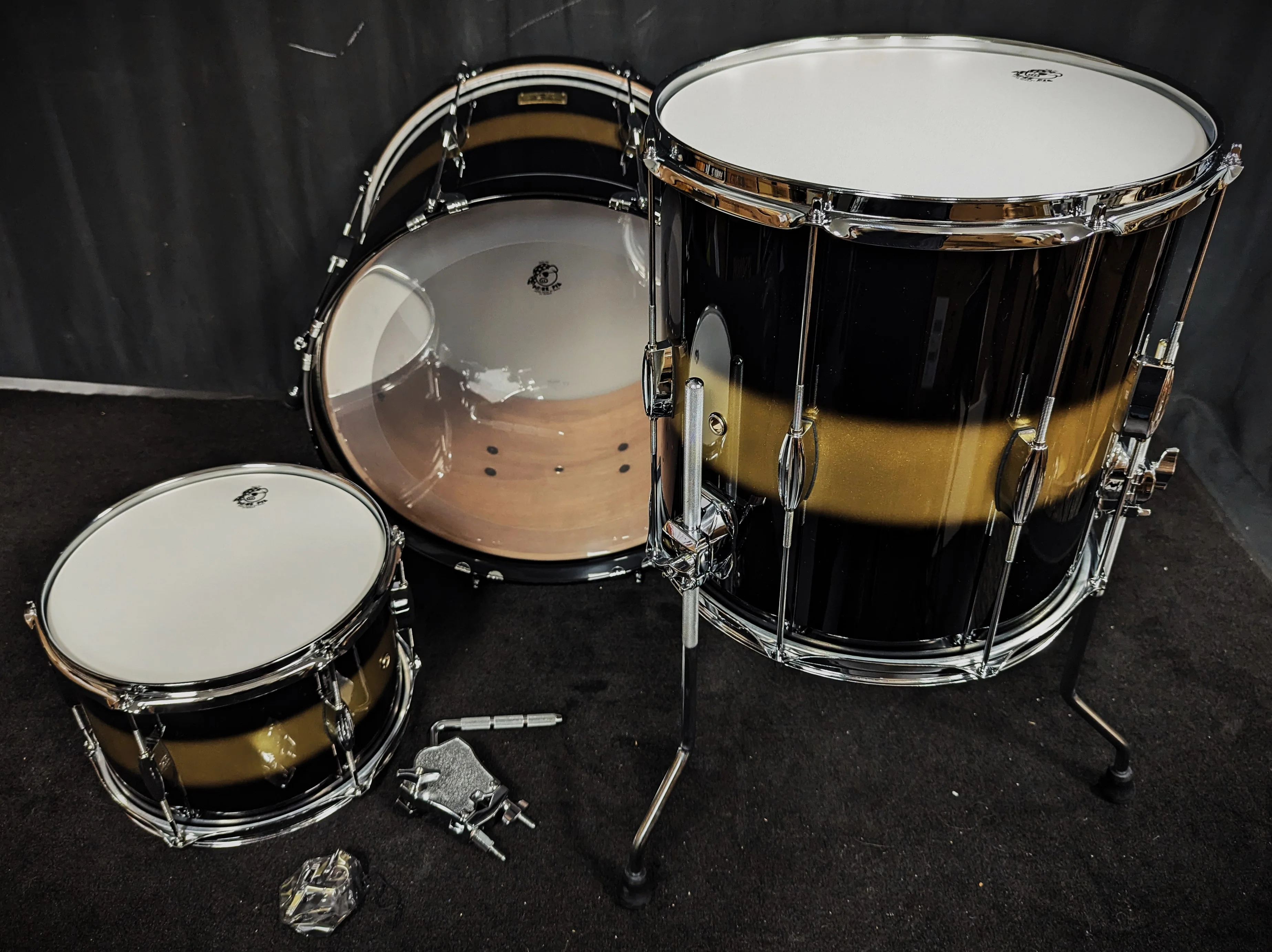 Hip Pig Black Gold Duco 3-Piece Shell Pack - Image 2