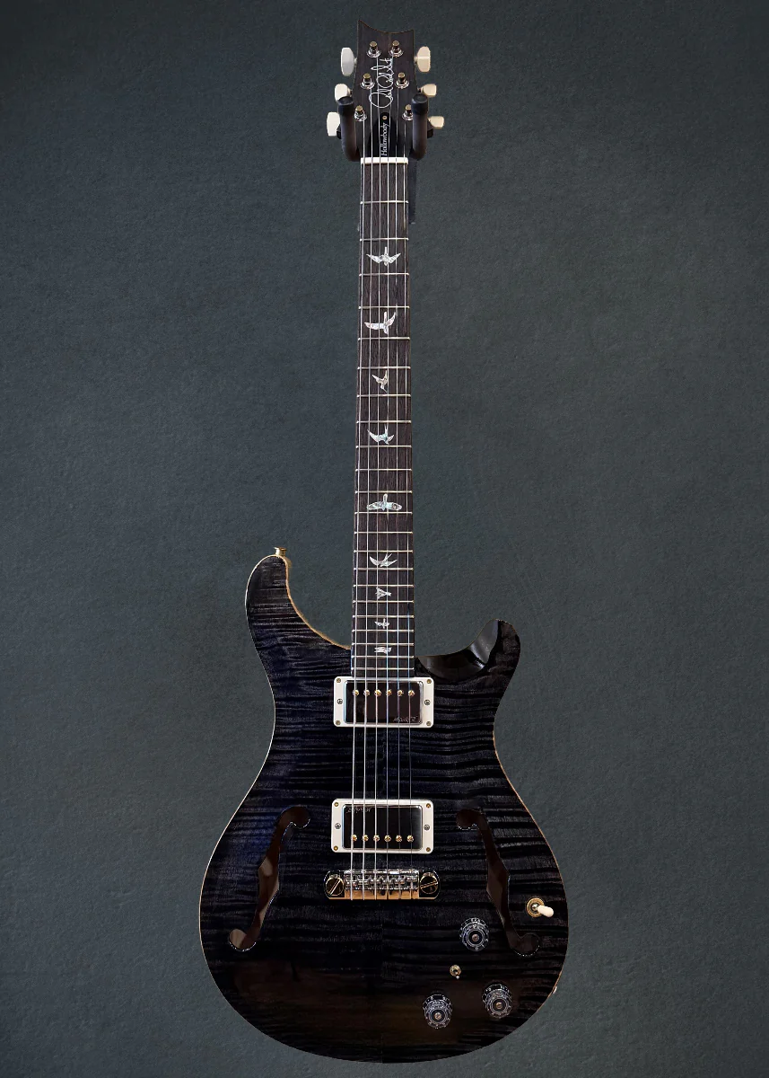 Hollowbody II Piezo 10 Top - Charcoal Burst - Image 3