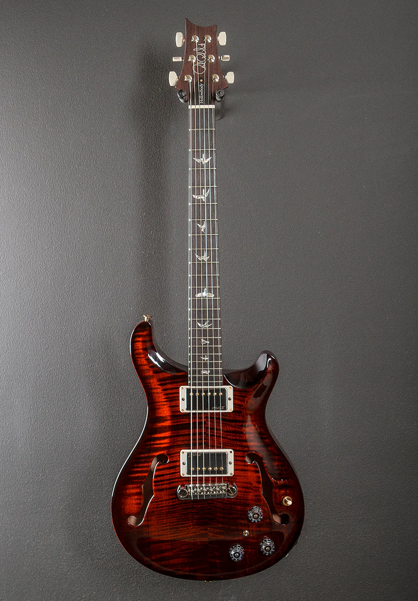 Hollowbody II Piezo 10 Top - Fire Red Wraparound Burst - Image 3