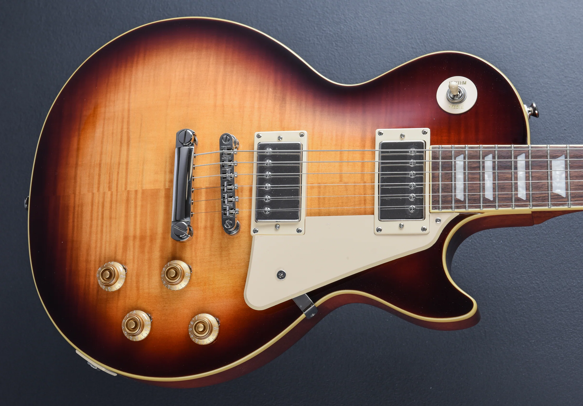 "Inspired by Gibson Collection" Les Paul Standard 50's Figured Top - Bourbon Burst