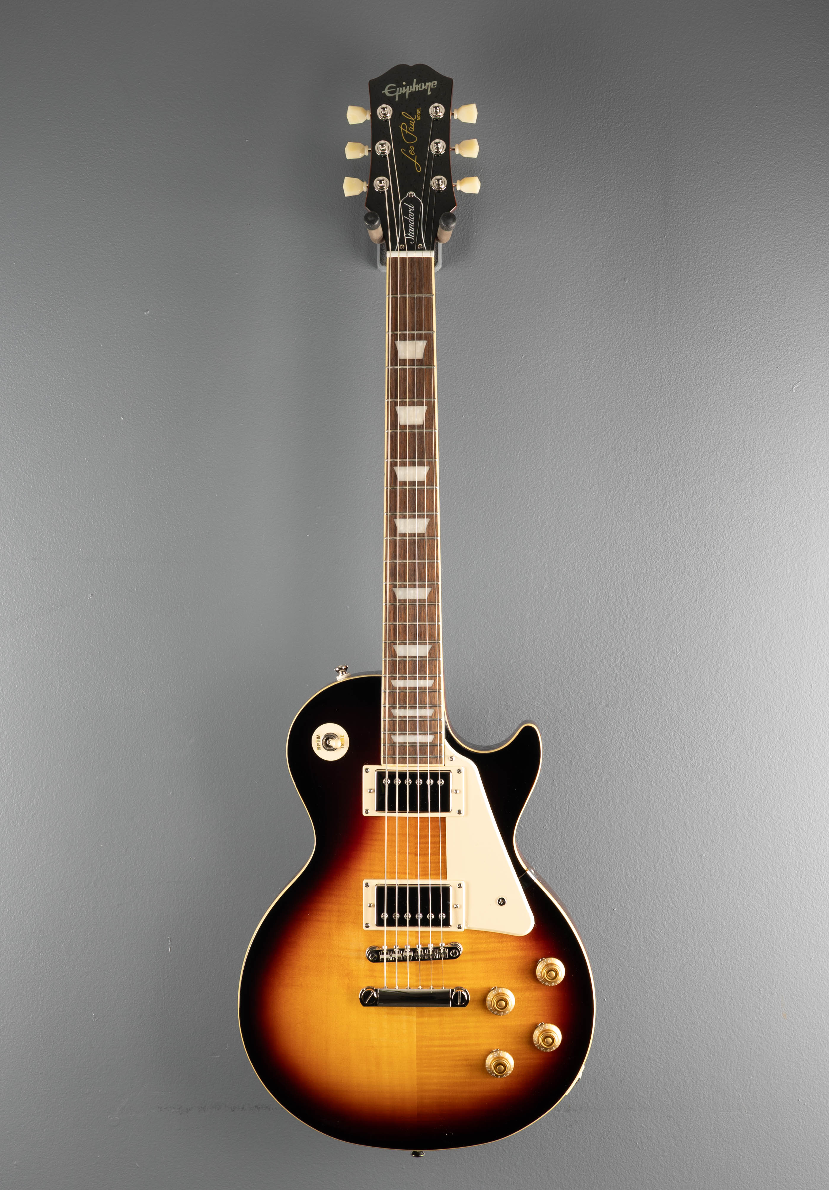 "Inspired by Gibson Collection" Les Paul Standard 50's Figured Top - Bourbon Burst - Image 3