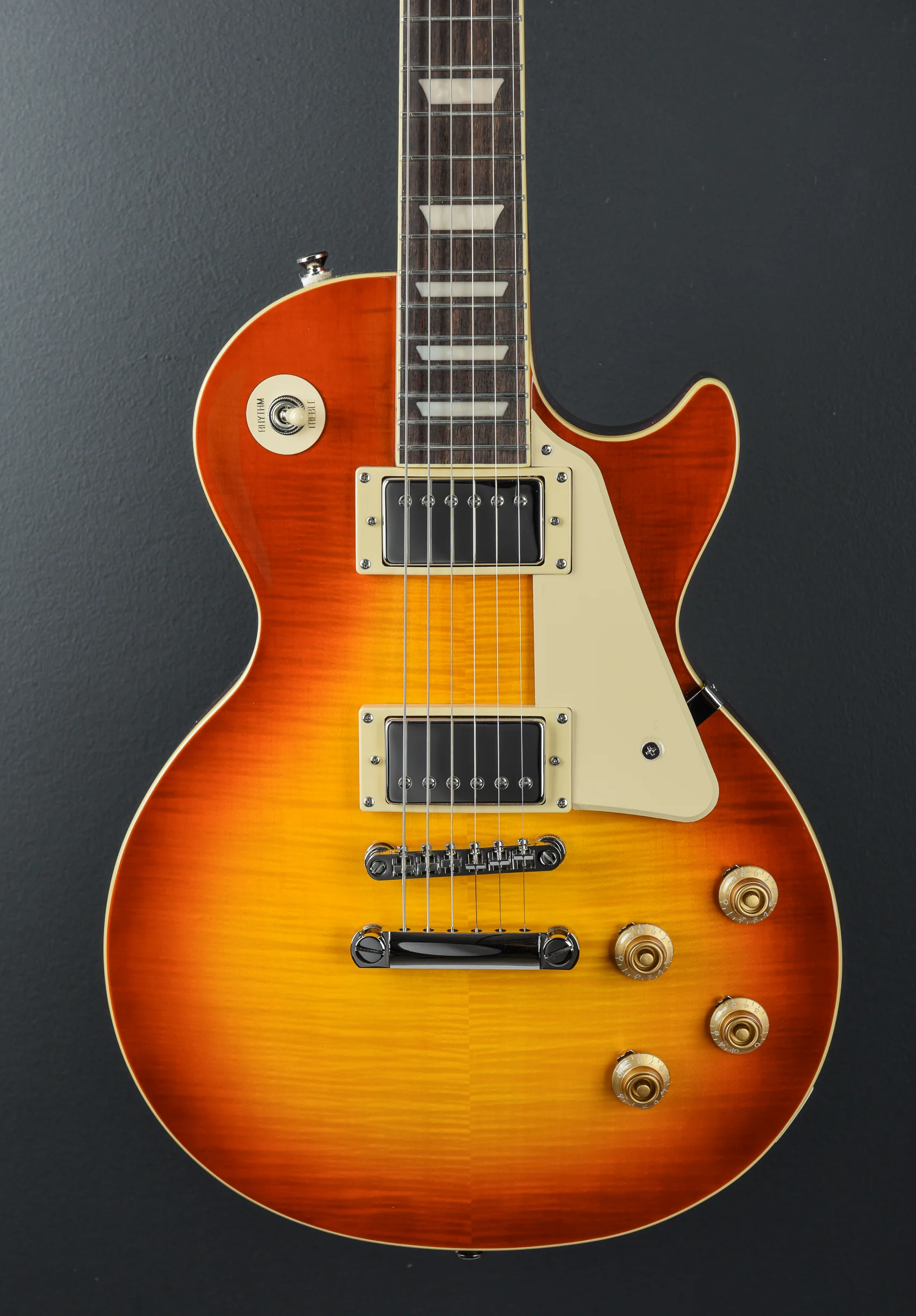 "Inspired by Gibson Collection" Les Paul Standard 50's Figured Top - Washed Cherry - Image 2