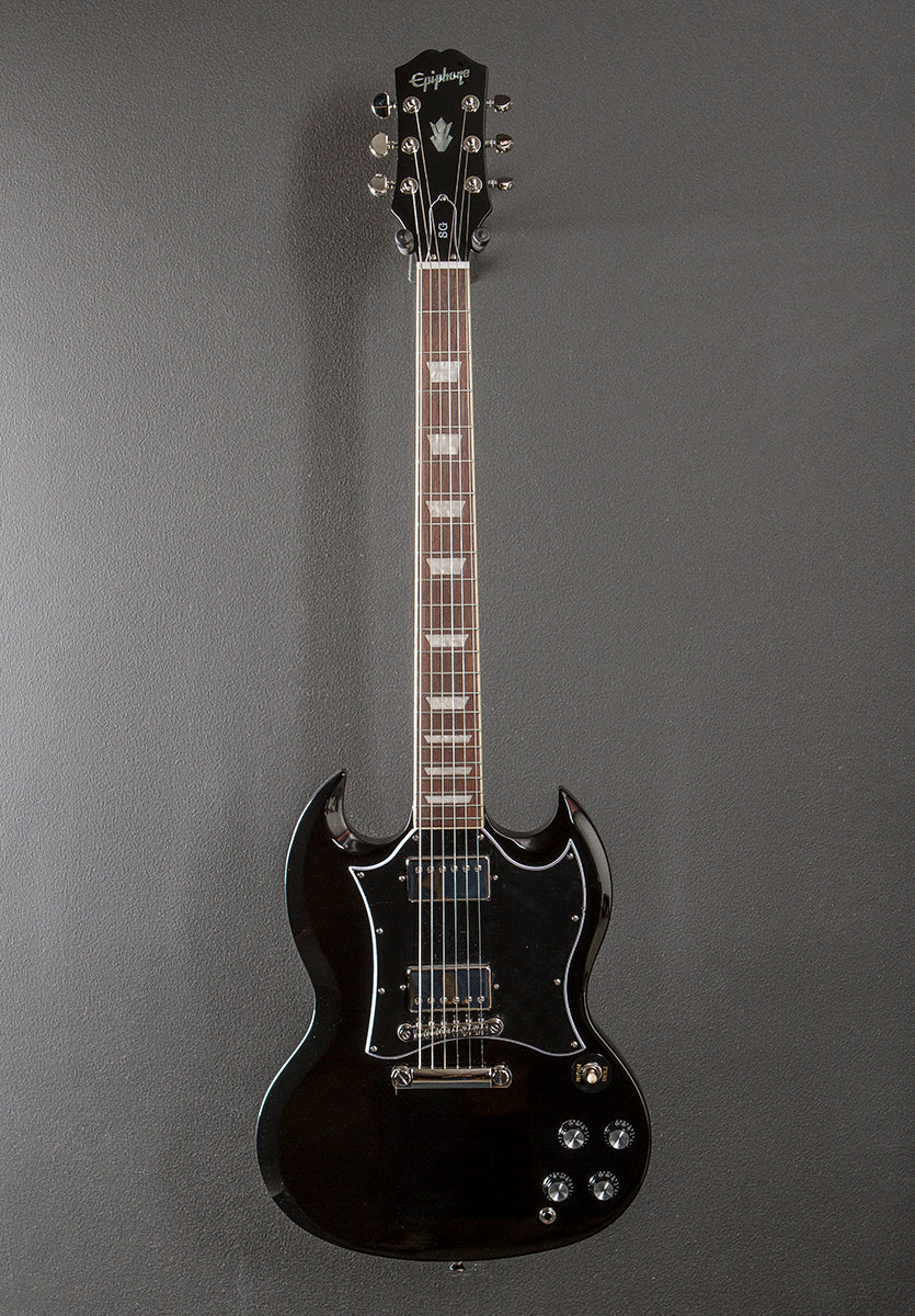 "Inspired by Gibson Collection" SG Standard - Ebony - Image 3