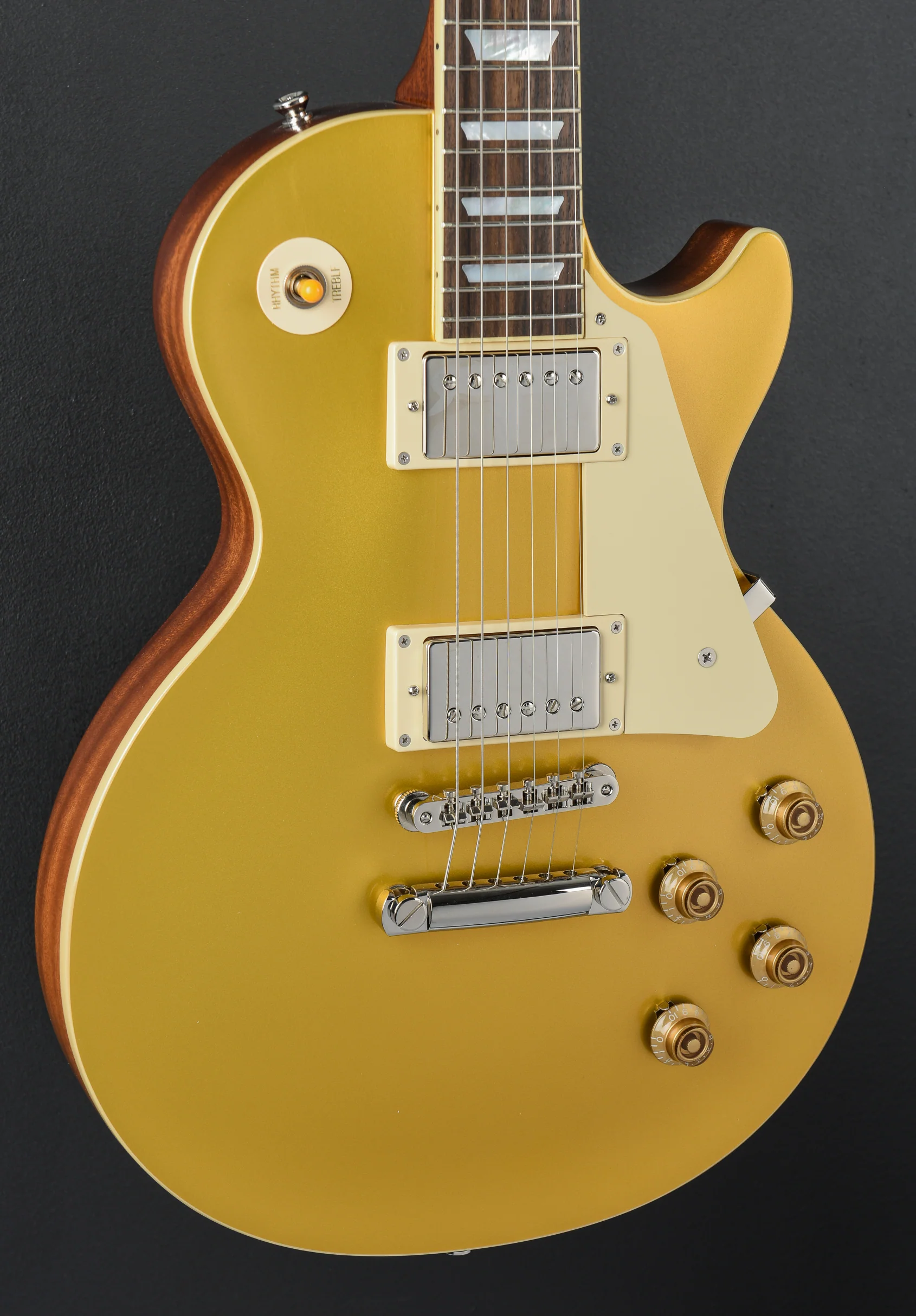 "Inspired by Gibson Custom" 1957 Les Paul Goldtop Reissue - Double Gold - Image 3