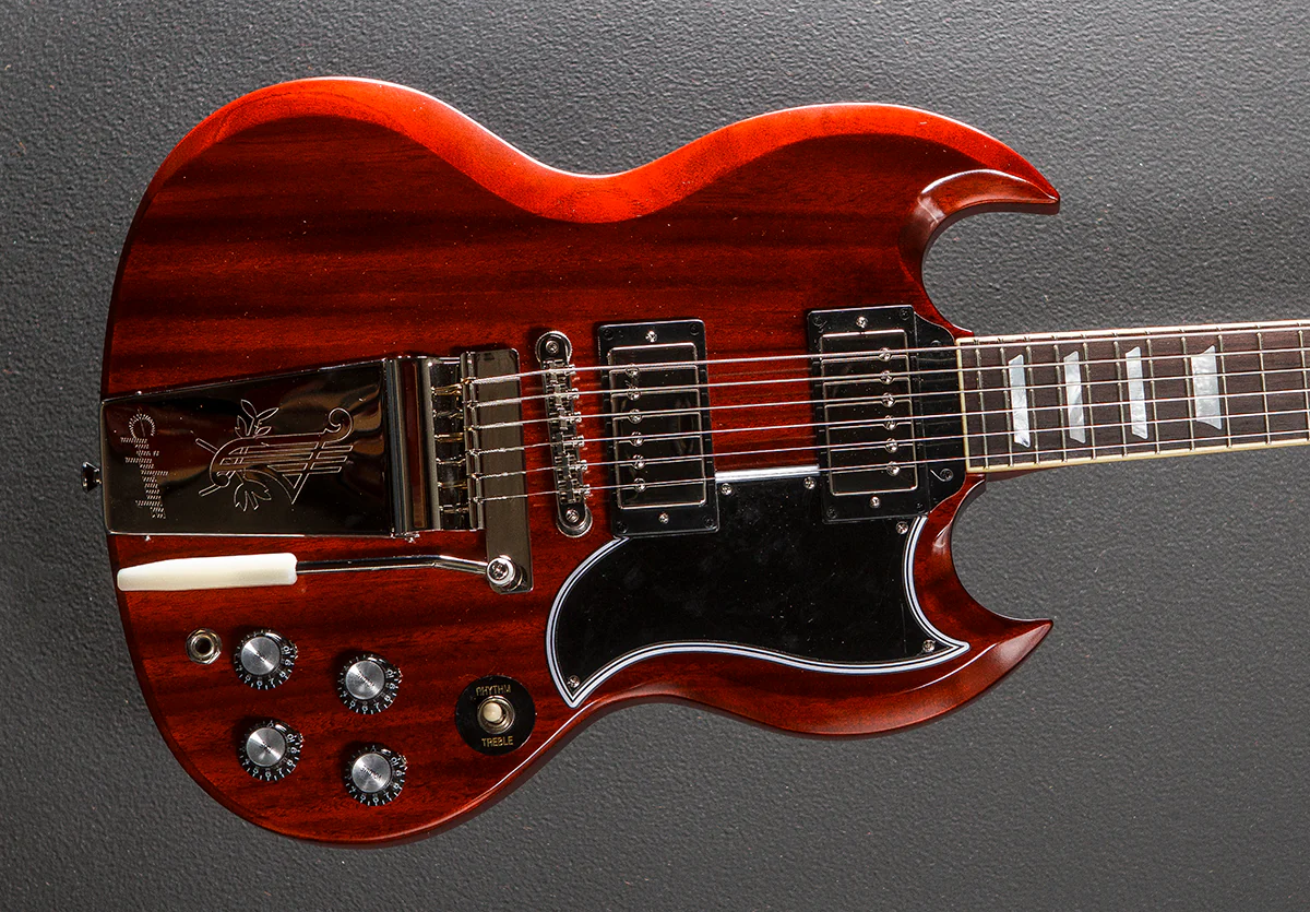 "Inspired by Gibson Custom" 1964 SG Standard Reissue w/Maestro Vibrola - Cherry Red