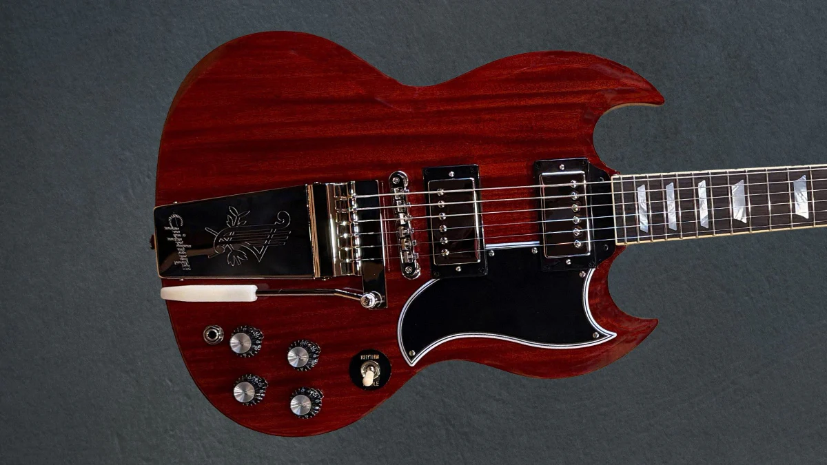 "Inspired by Gibson Custom" 1964 SG Standard Reissue w/Maestro Vibrola - Cherry Red