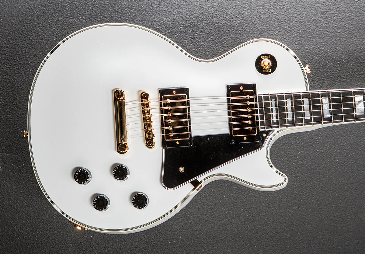 "Inspired by Gibson Custom" Les Paul Custom - Alpine White