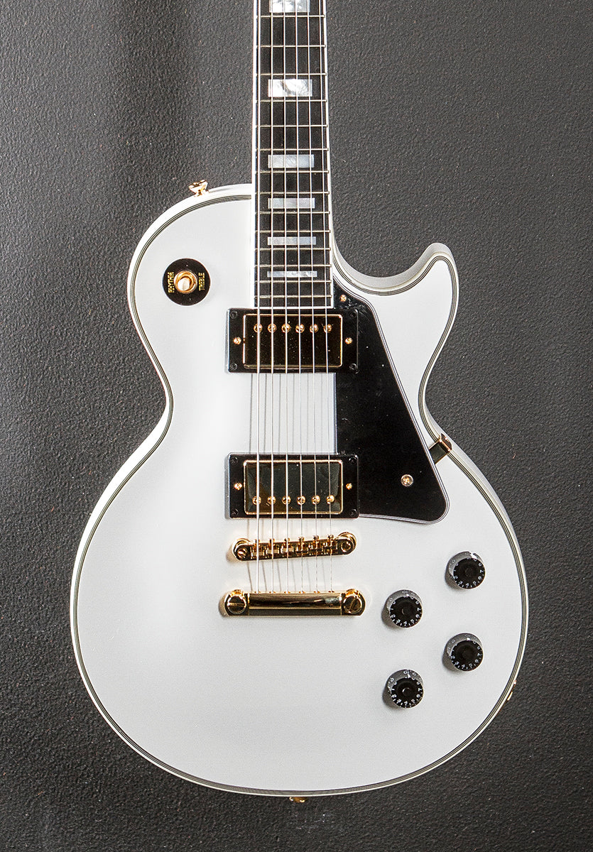 "Inspired by Gibson Custom" Les Paul Custom - Alpine White - Image 2