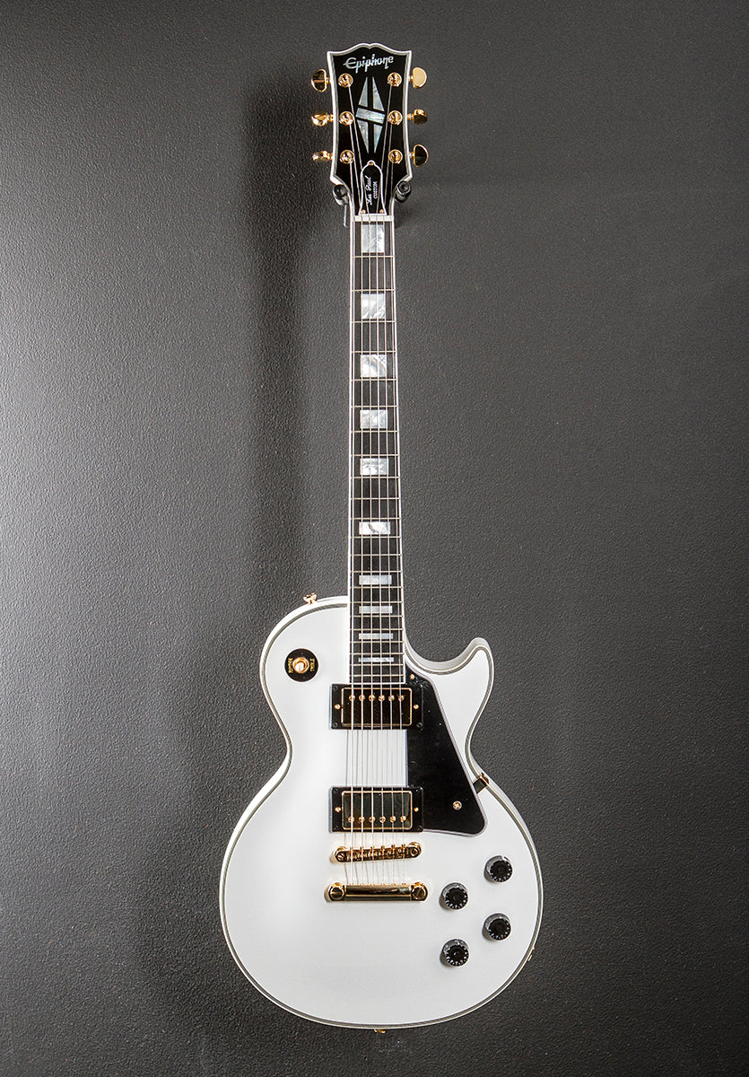 "Inspired by Gibson Custom" Les Paul Custom - Alpine White - Image 3