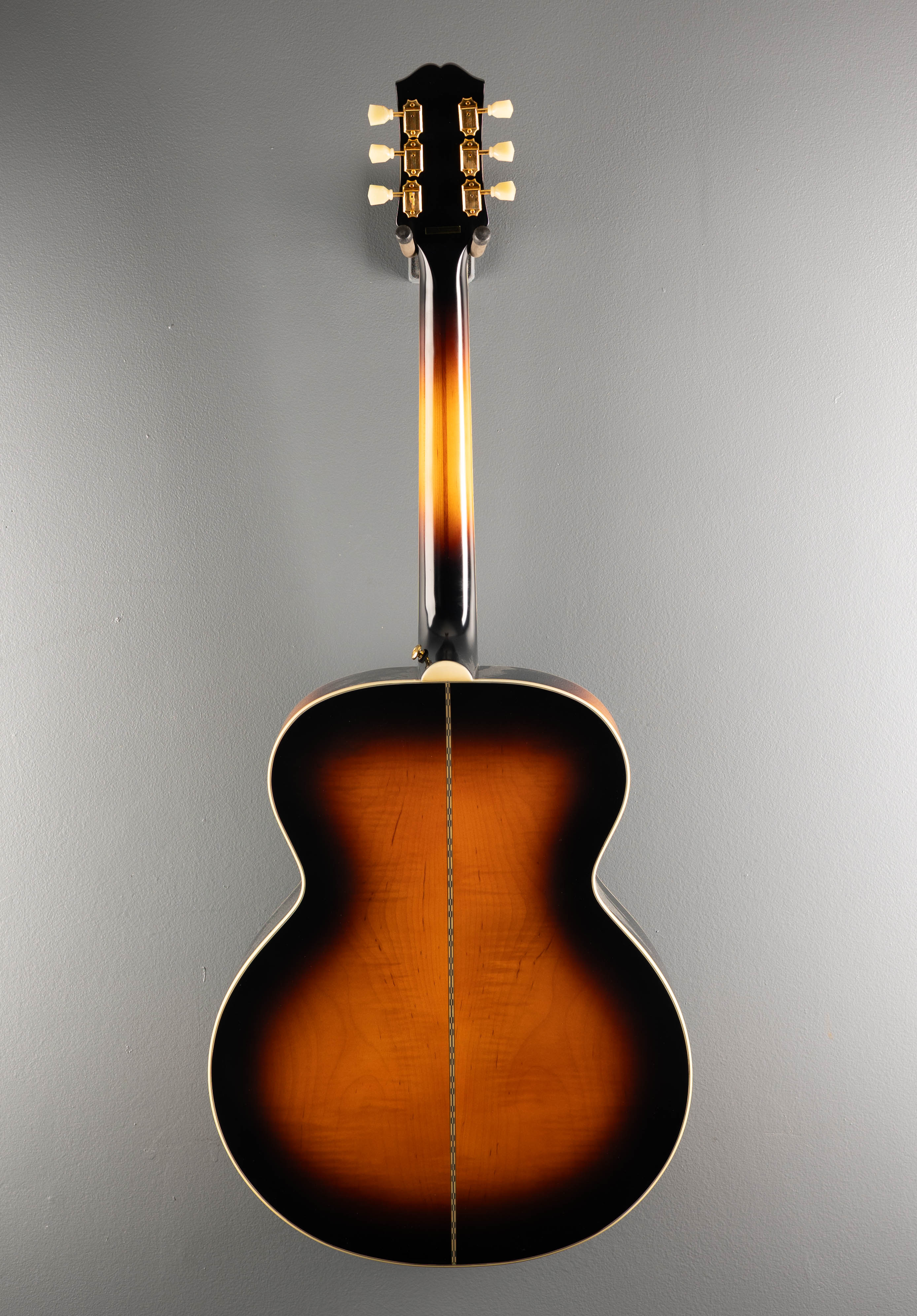 "Inspired by Gibson" J-200 - Aged Gloss Vintage Sunburst - Image 5