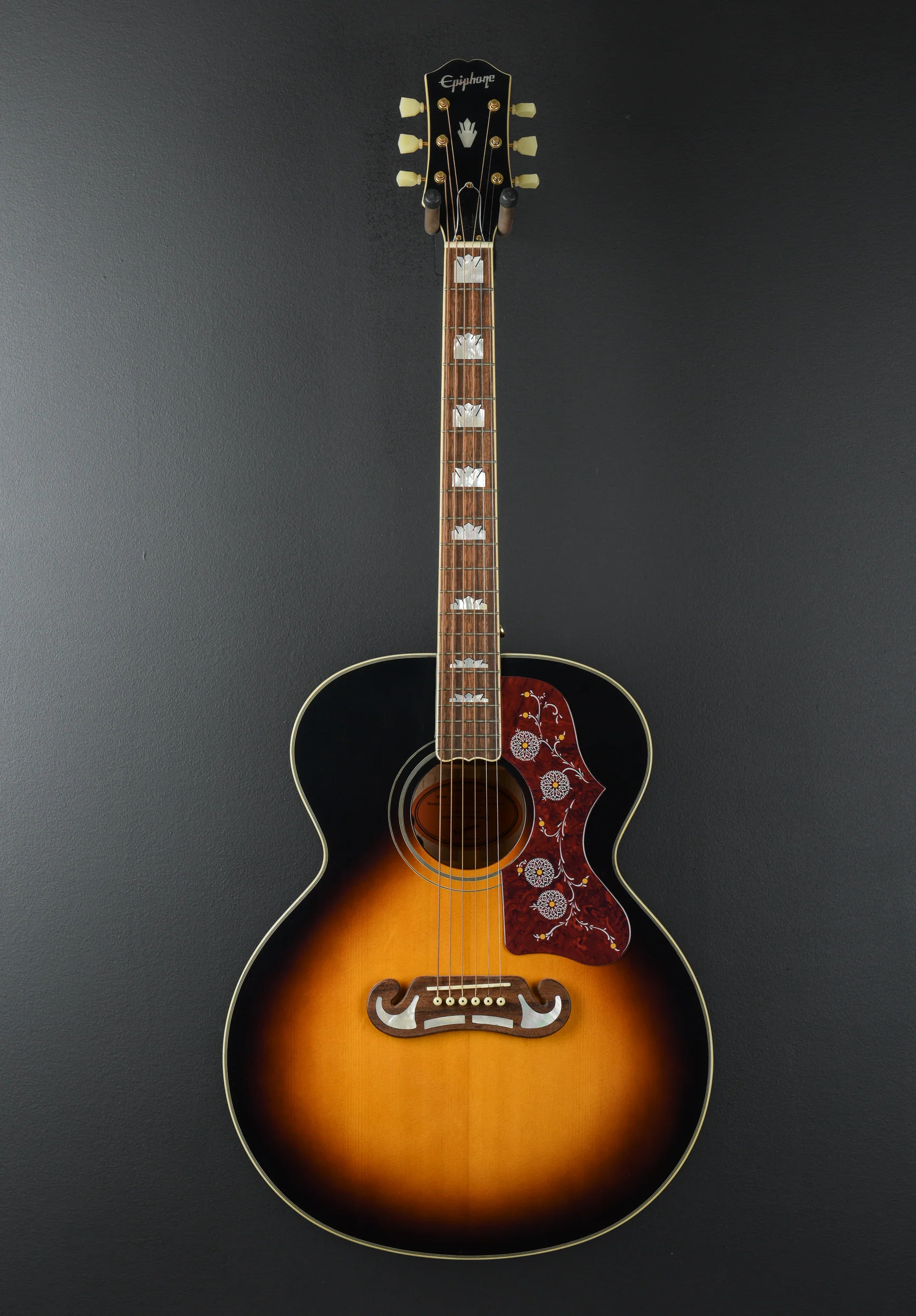 "Inspired by Gibson" J-200 - Aged Gloss Vintage Sunburst - Image 3