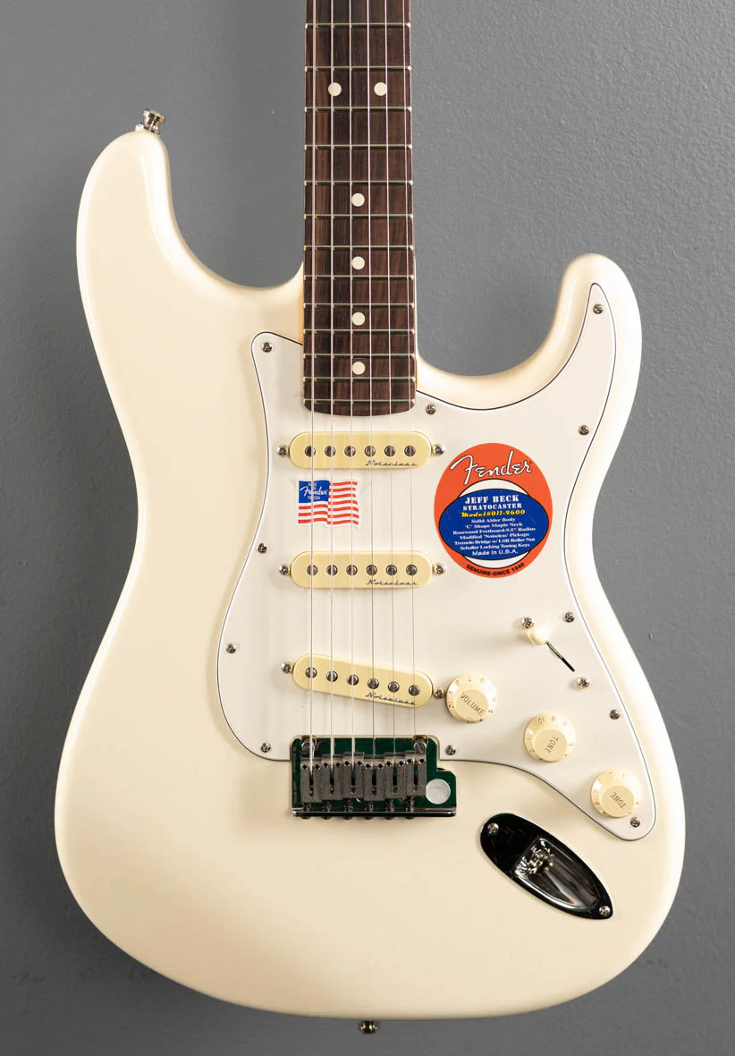Jeff Beck Stratocaster - Olympic White - Image 2