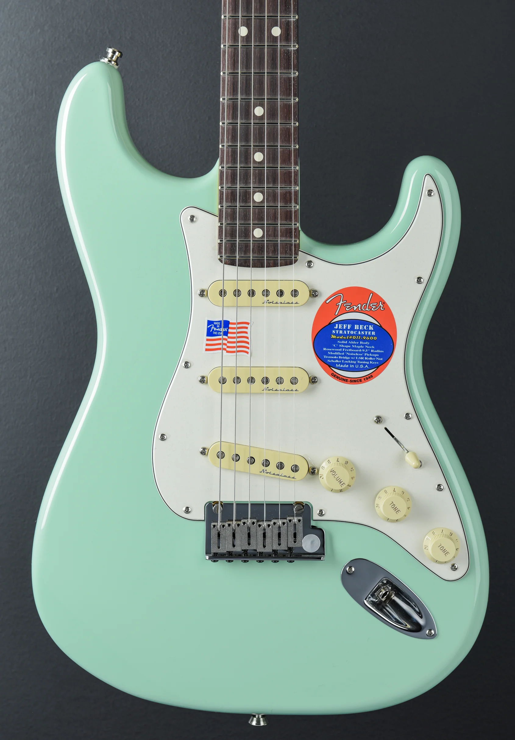 Jeff Beck Stratocaster - Surf Green - Image 2