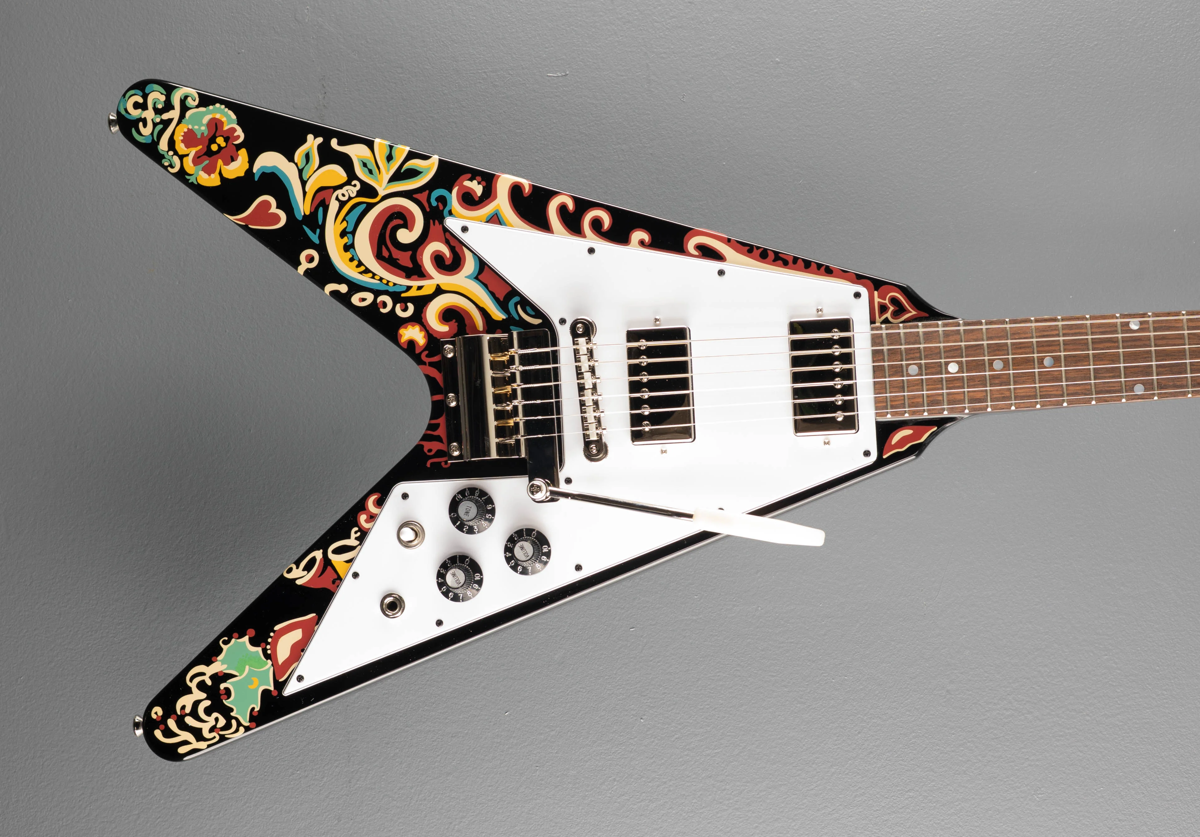 Jimi Hendrix "Love Drops" Flying V - Ebony