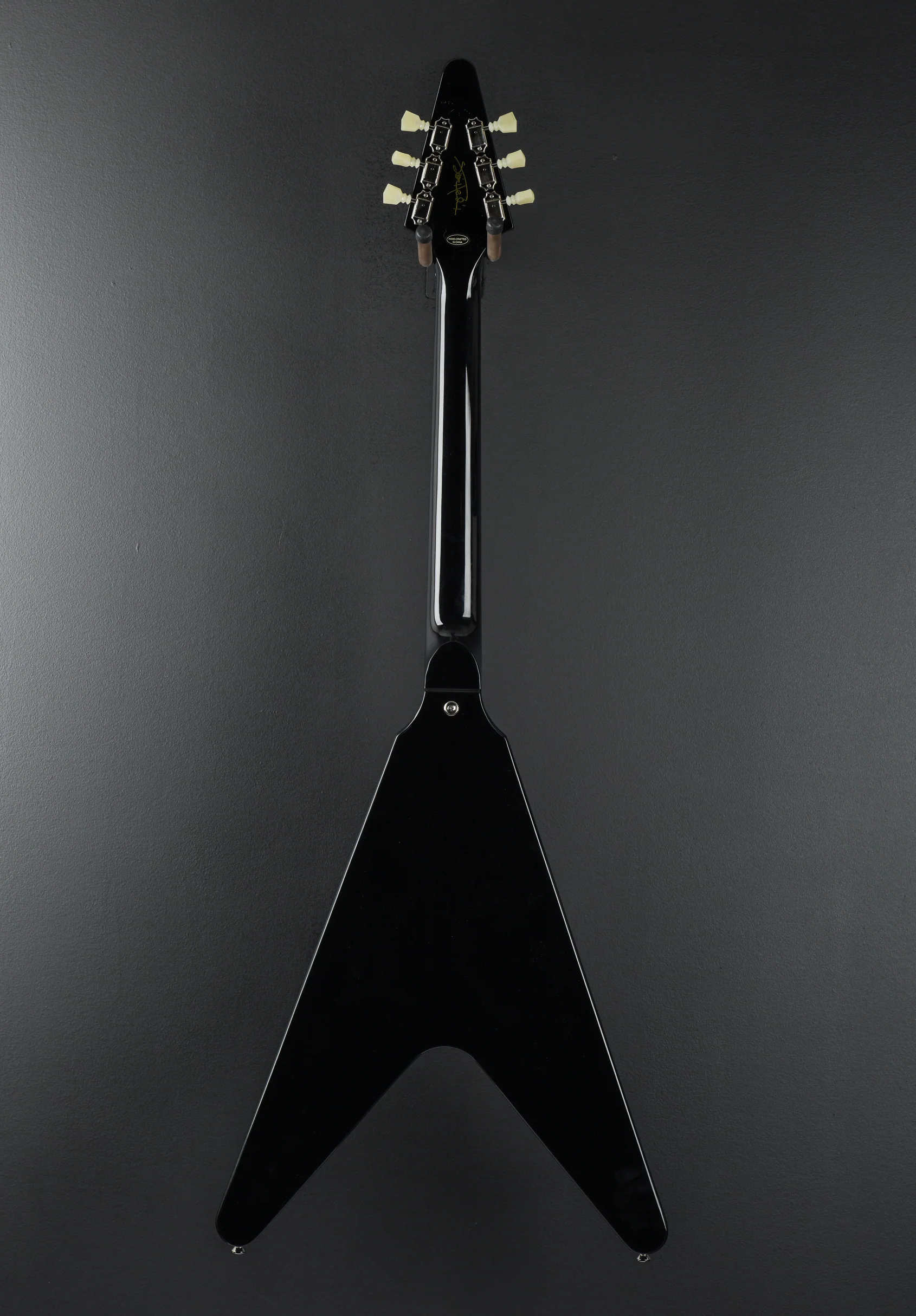 Jimi Hendrix "Love Drops" Flying V - Ebony - Image 5