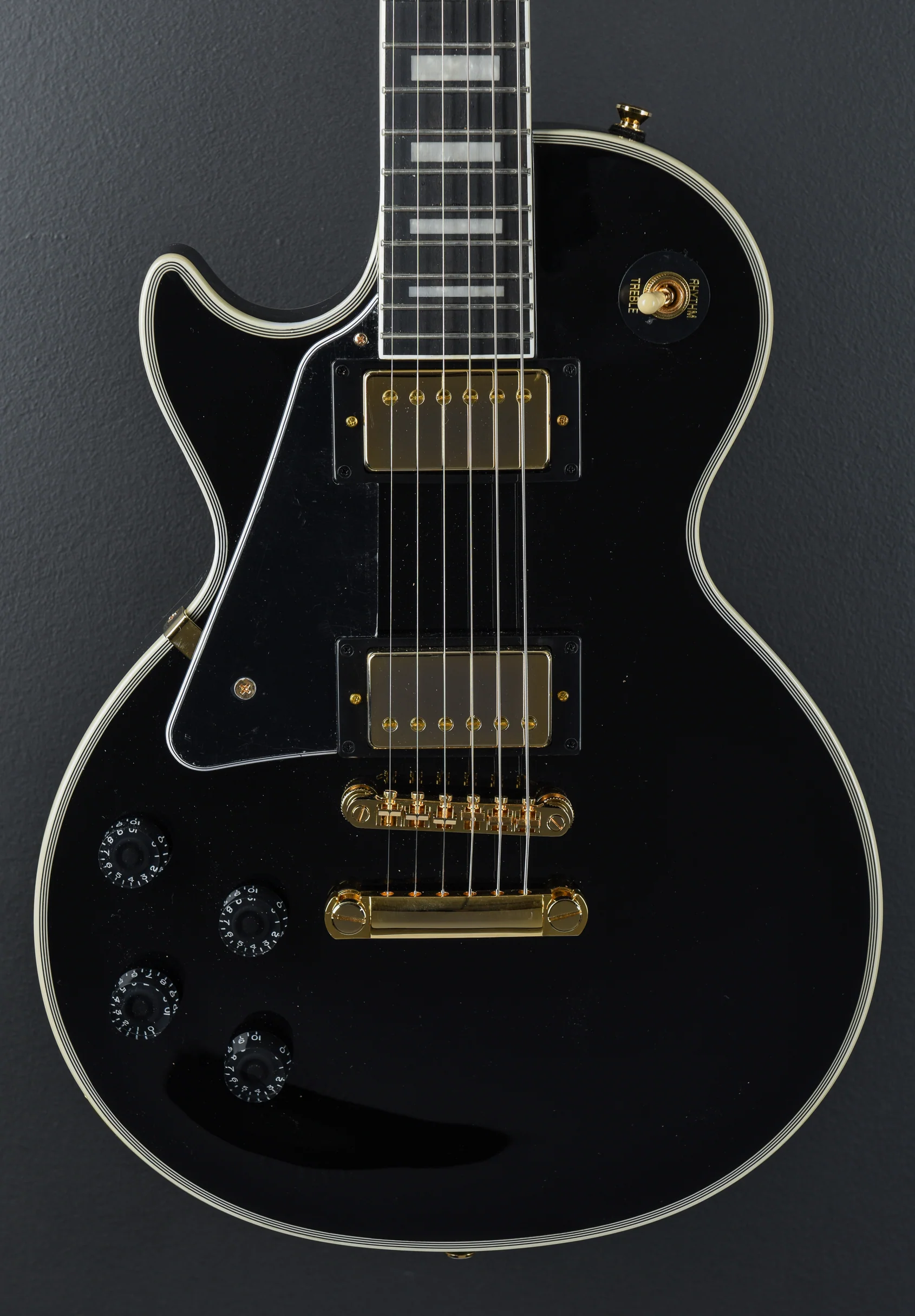Les Paul Custom Left Hand - Ebony - Image 2