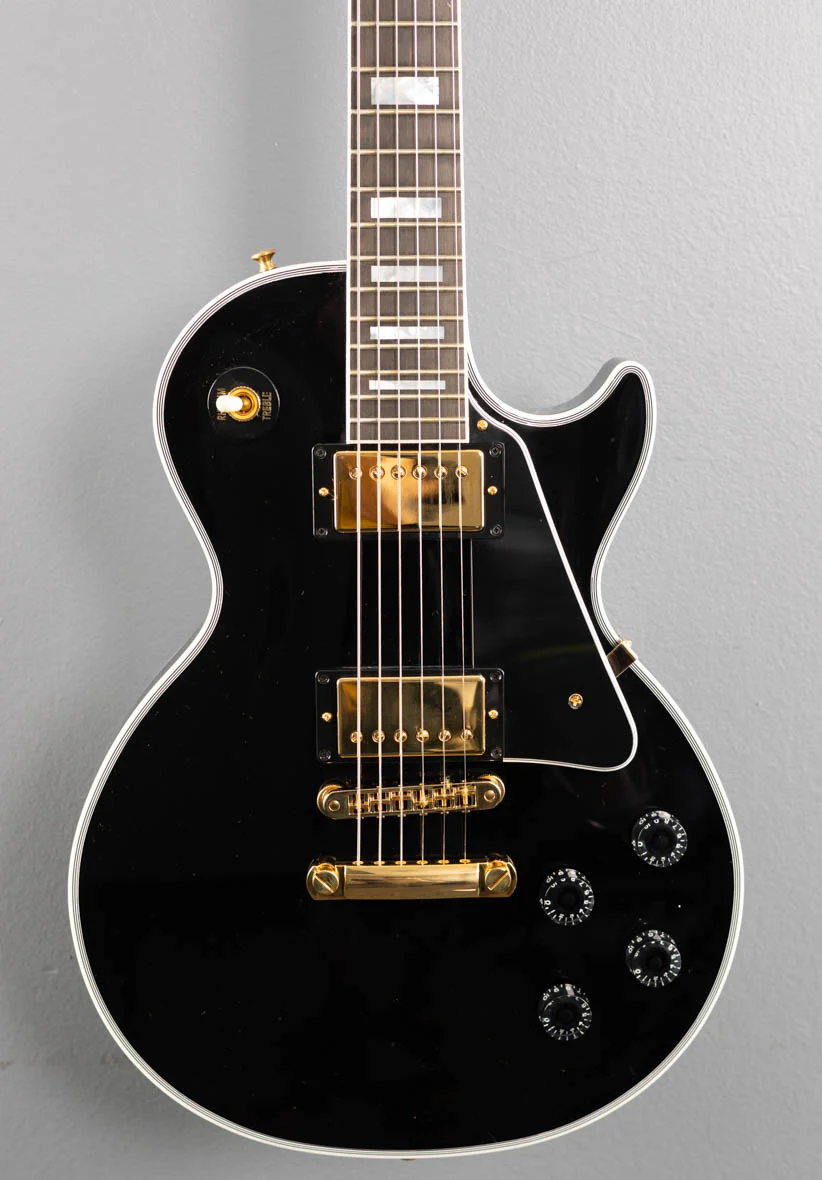 Les Paul Custom w/Ebony Fingerboard Gloss - Ebony - Image 3