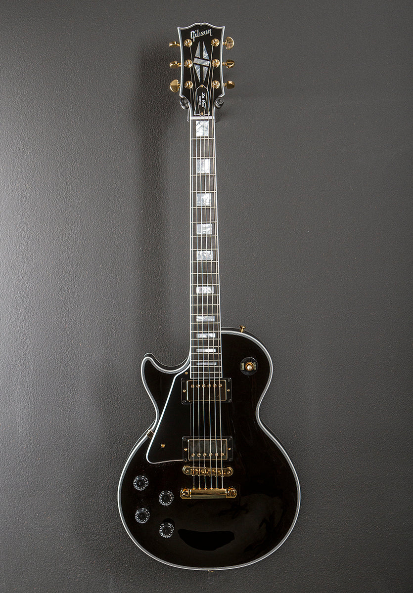 Les Paul Custom w/Ebony Fingerboard Gloss Left Hand - Ebony - Image 3