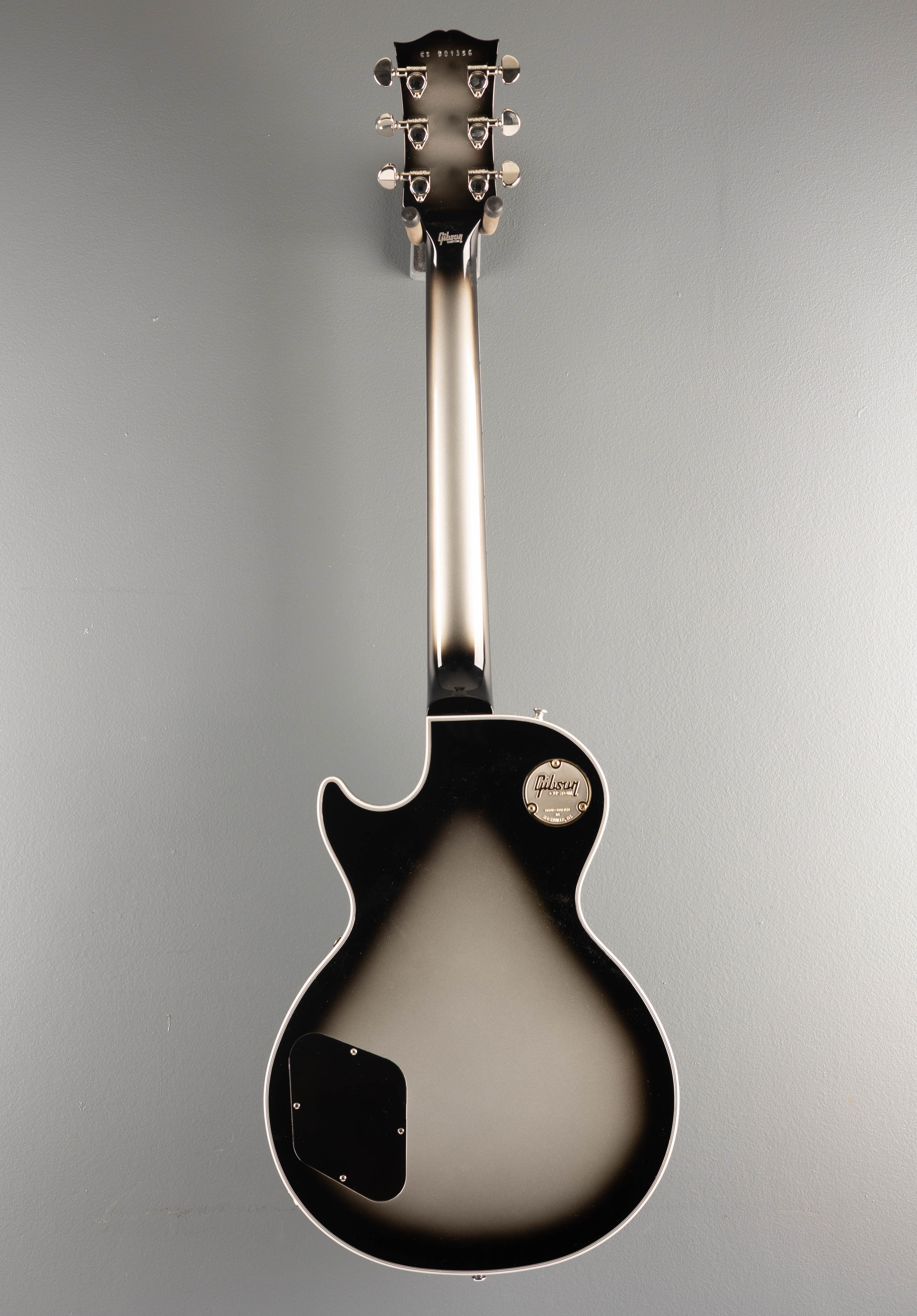 Les Paul Custom w/Ebony Fingerboard Gloss - Silverburst - Image 4