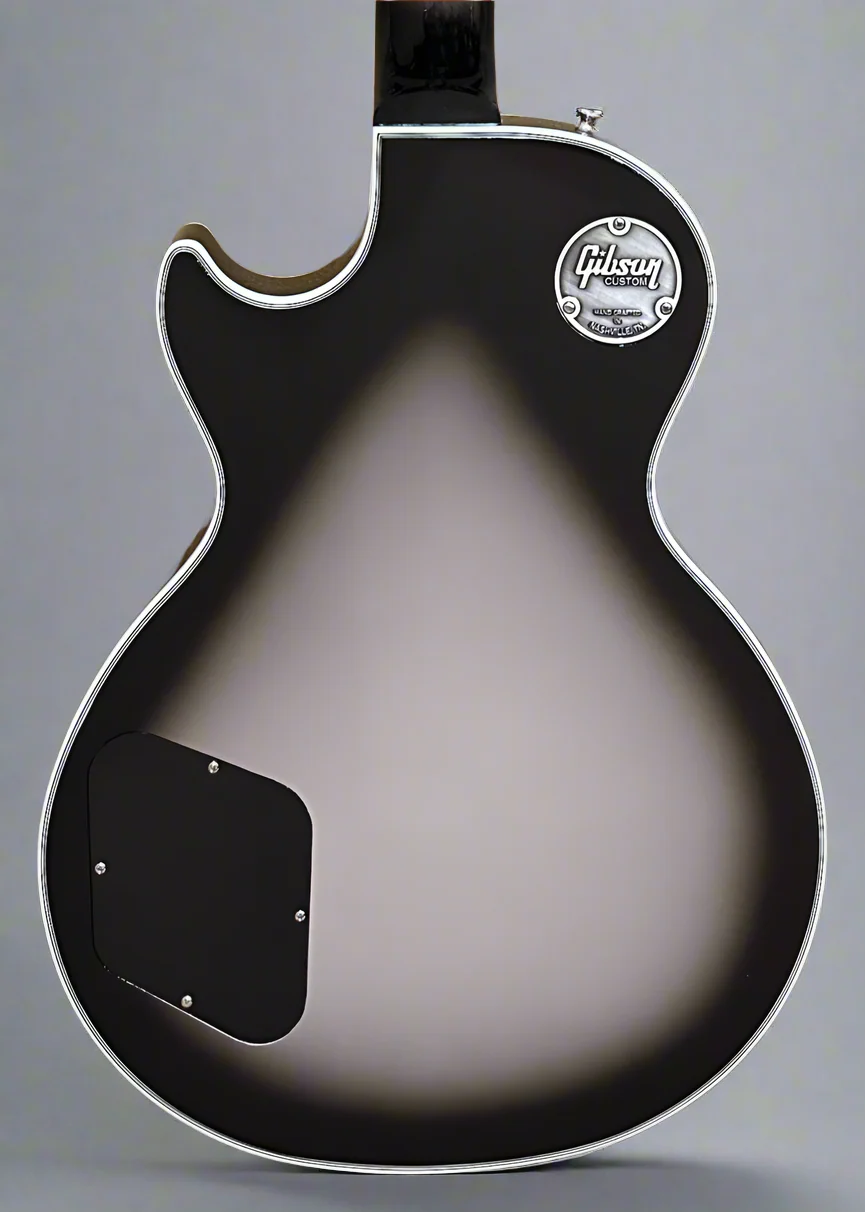 Les Paul Custom w/Ebony Fingerboard Gloss - Silverburst - Image 4