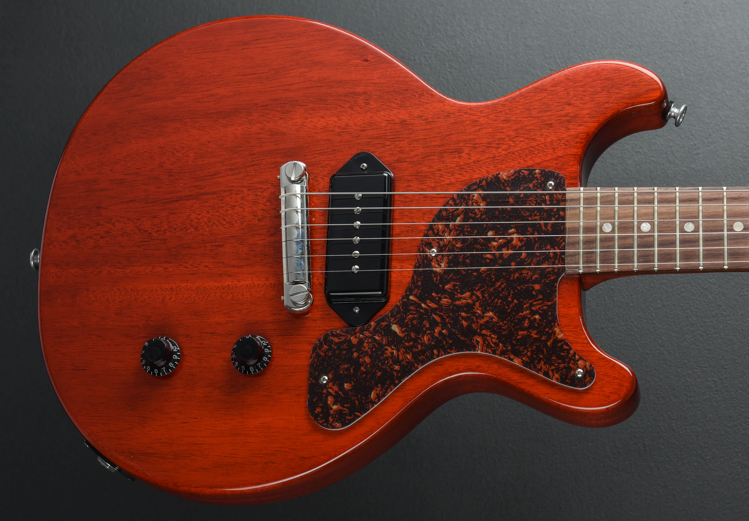 Les Paul Junior Double Cutaway - Vintage Cherry w/Tortoise Pickguard