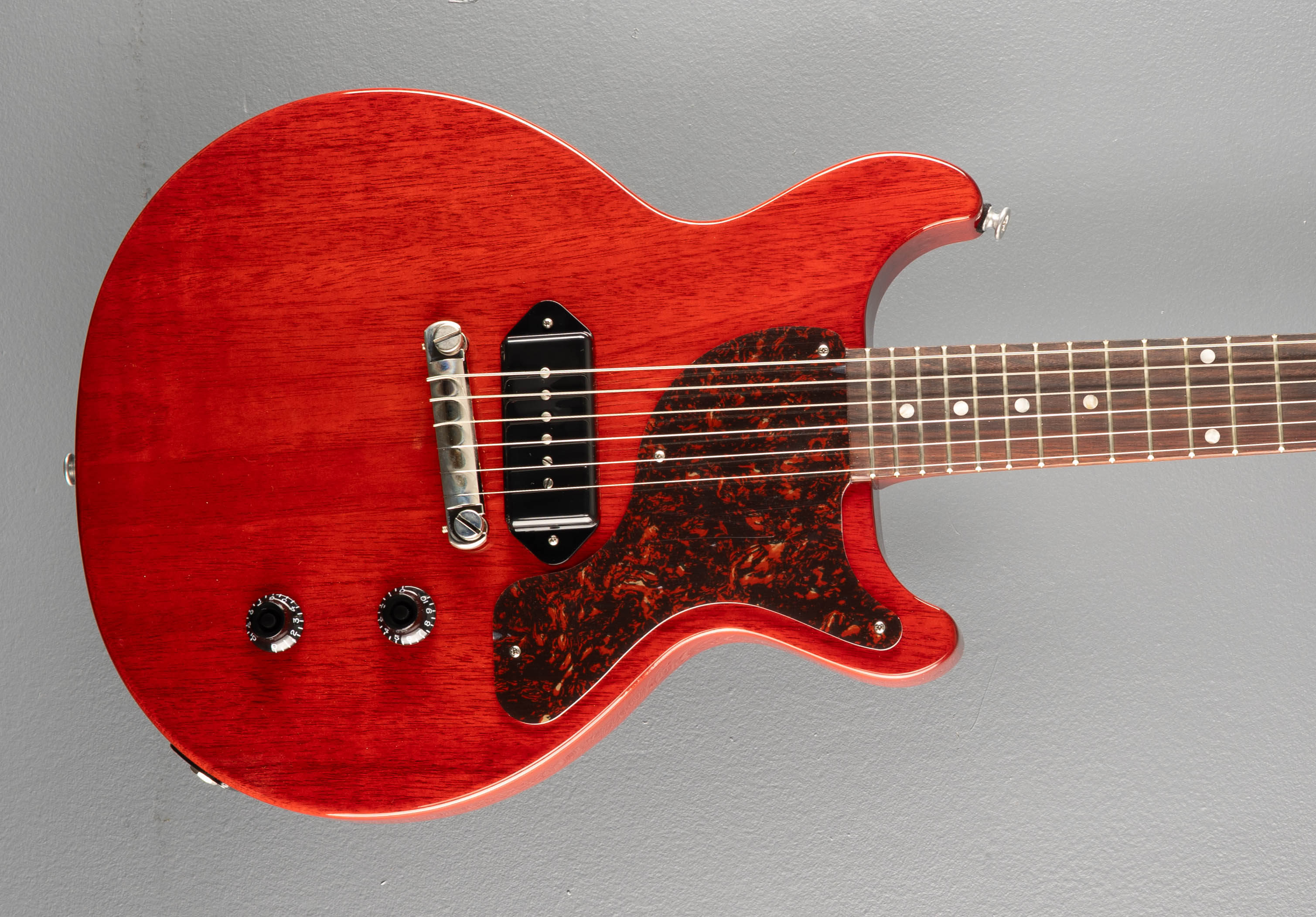 Les Paul Junior Double Cutaway - Vintage Cherry w/Tortoise Pickguard