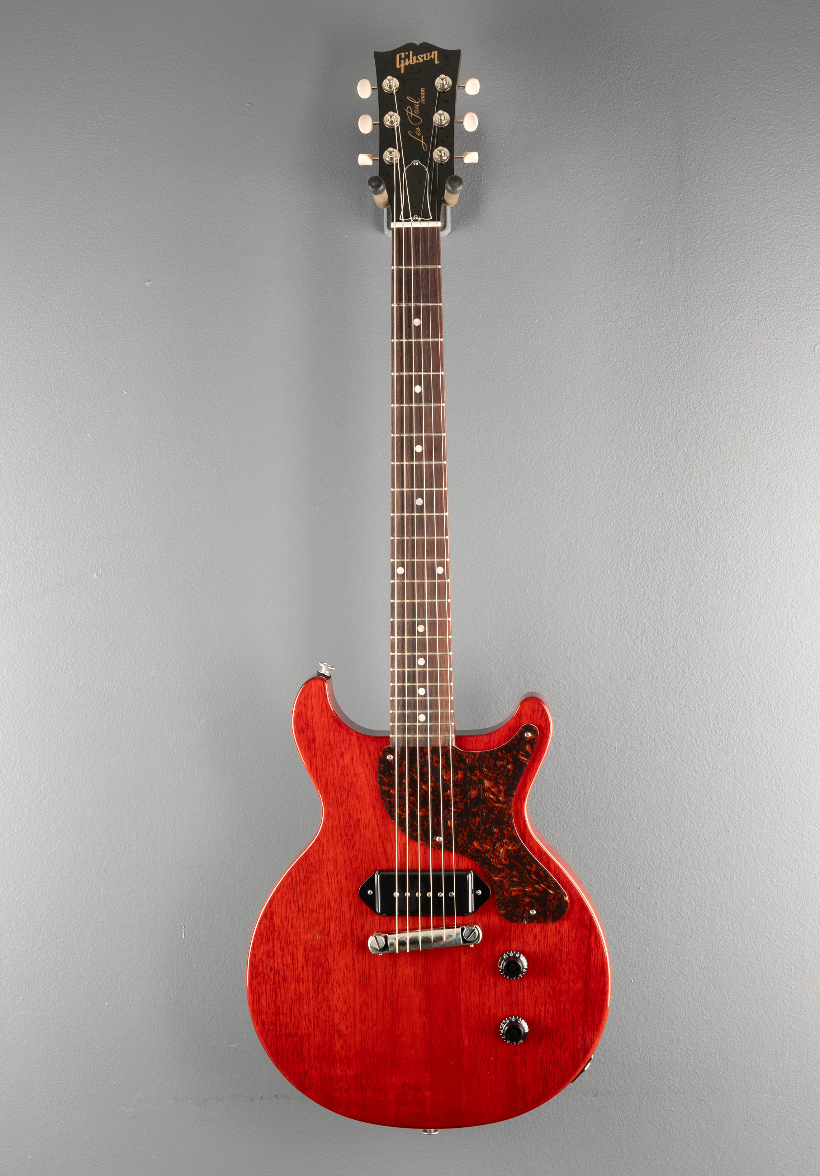 Les Paul Junior Double Cutaway - Vintage Cherry w/Tortoise Pickguard - Image 3