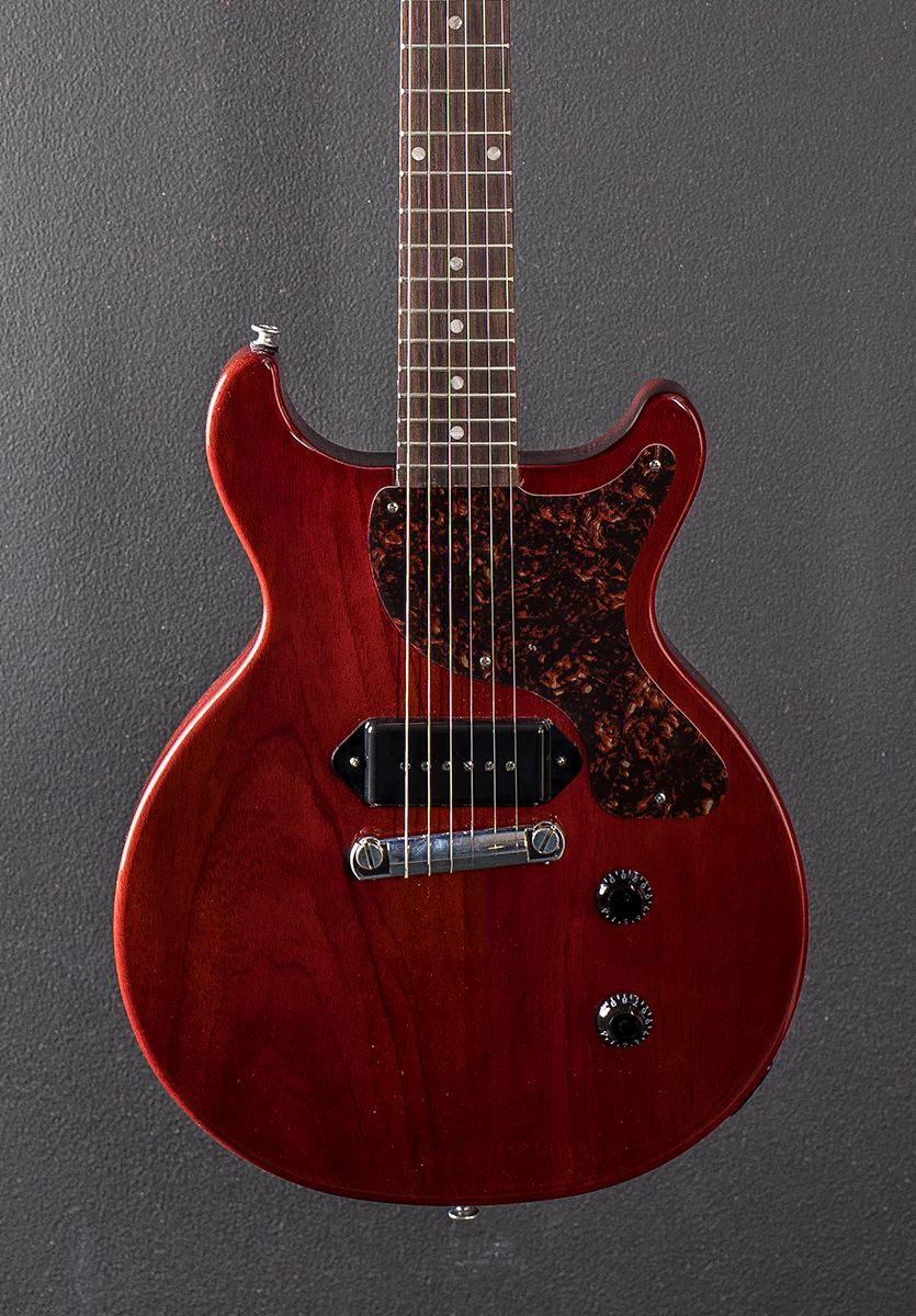 Les Paul Junior Double Cutaway - Vintage Cherry w/Tortoise Pickguard - Image 2