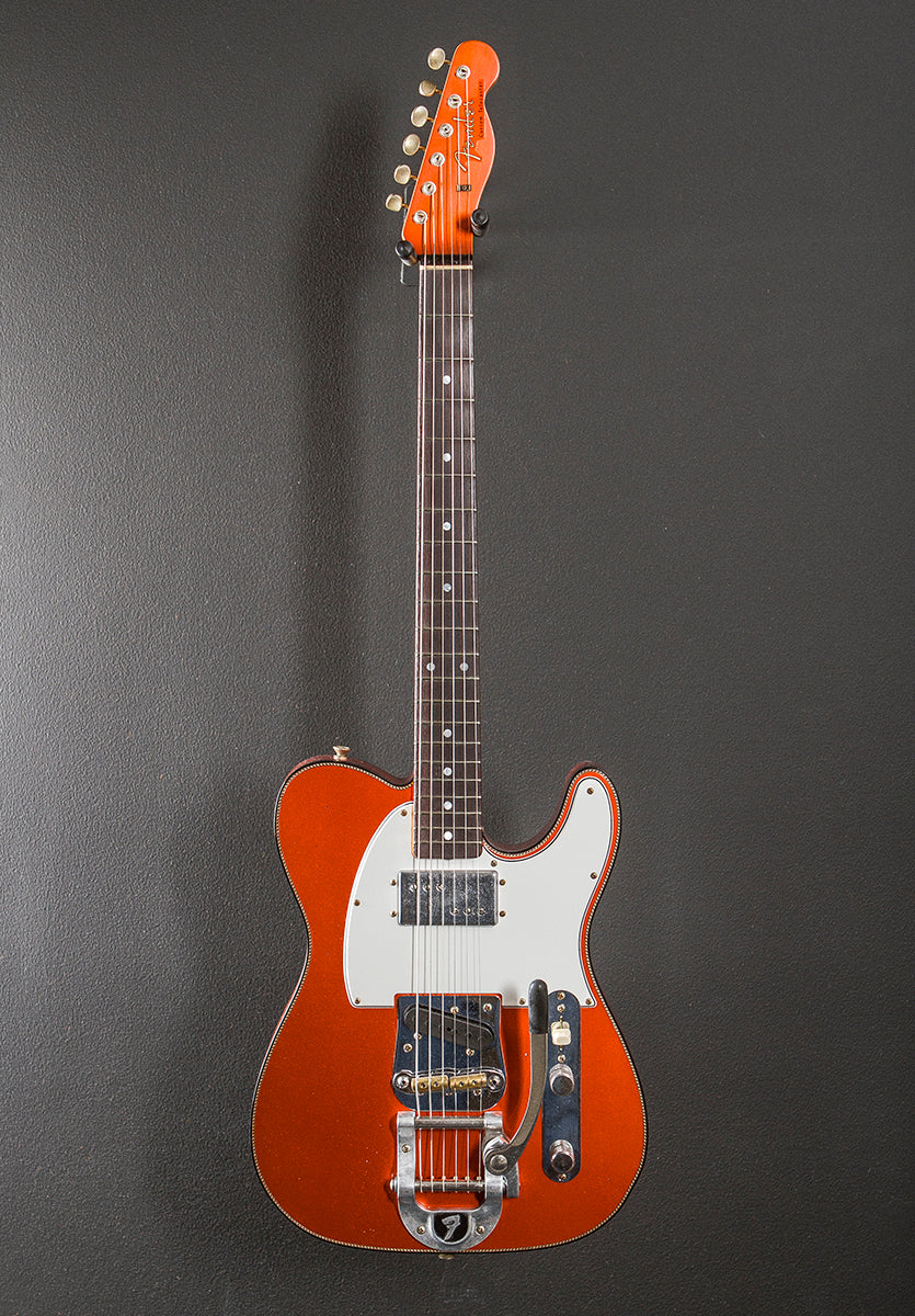 Limited Edition CUNIFE Journeyman Relic Tele Custom w/Bigsby - Candy Tangerine - Image 3