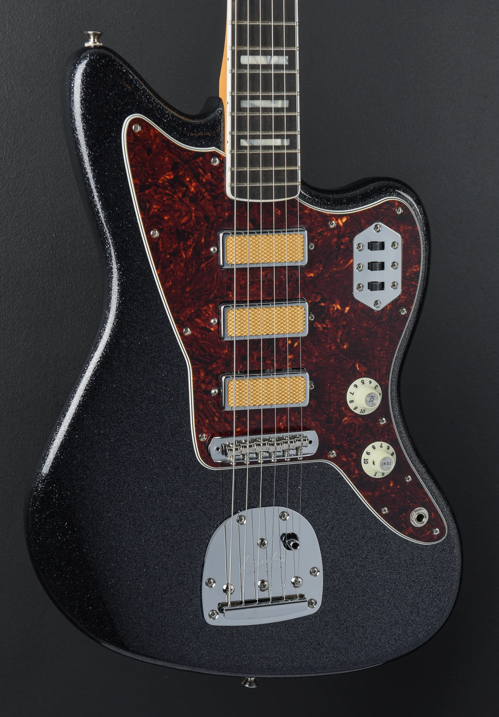 Limited Edition Gold Foil Jazzmaster - Black Sparkle - Image 3