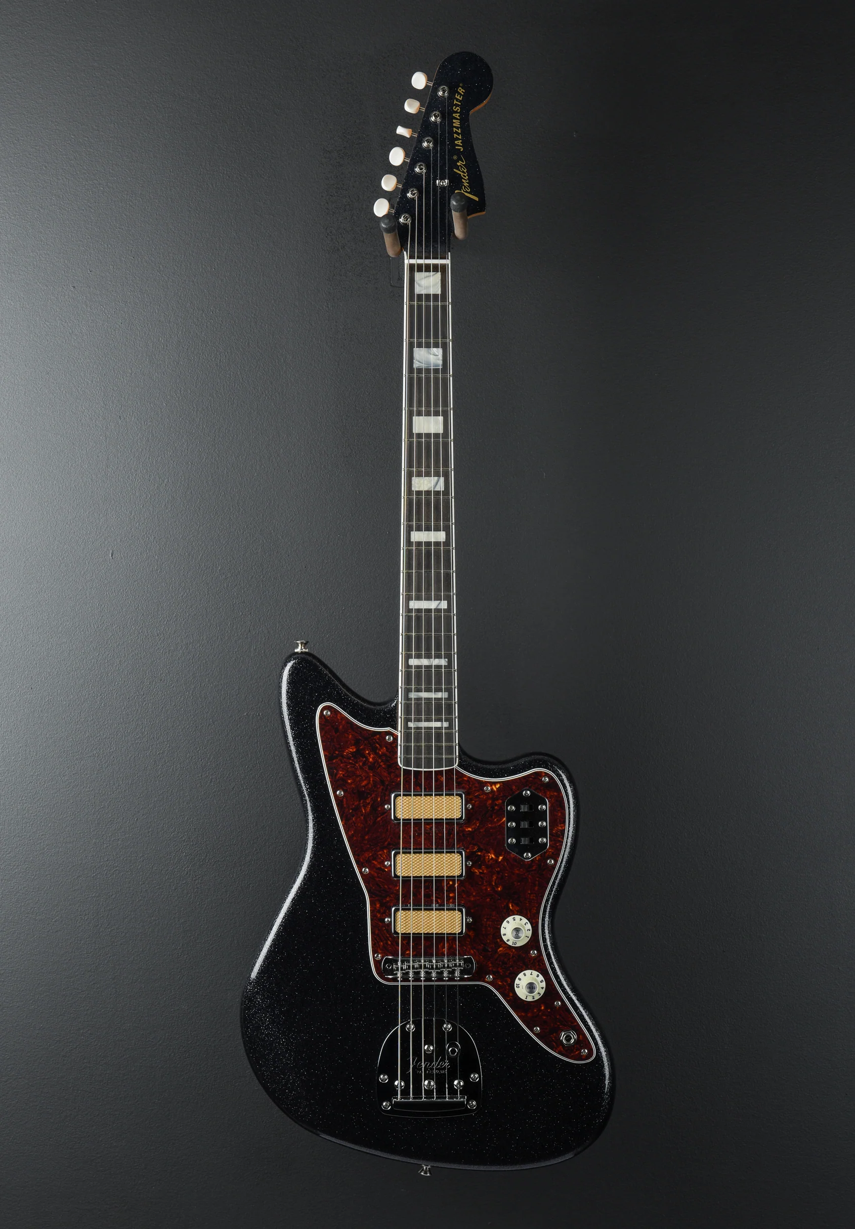 Limited Edition Gold Foil Jazzmaster - Black Sparkle - Image 4
