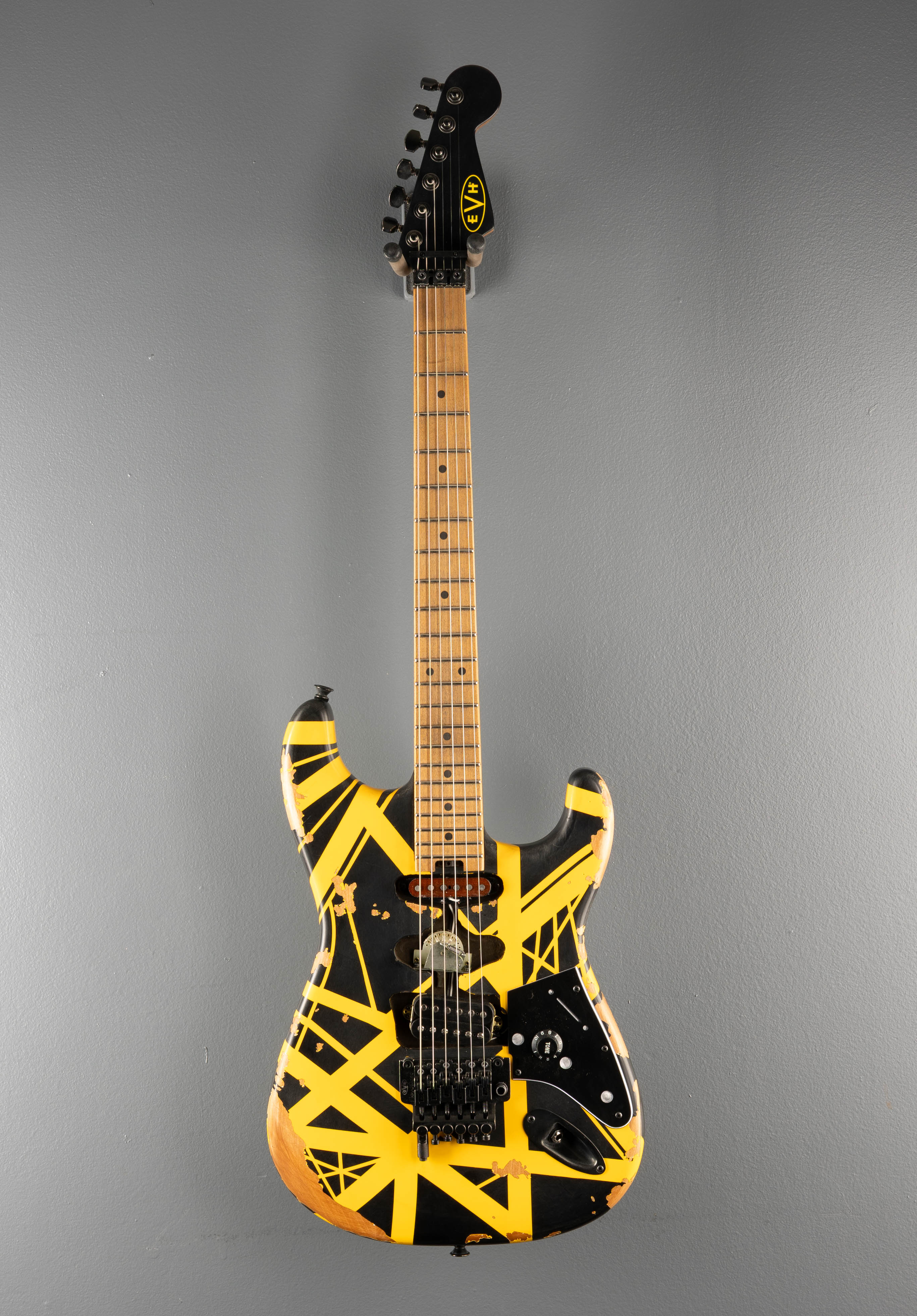 Limited Edition Striped Series Frankenstein Frankie - Black w/ Yellow Stripes Aged - Image 3