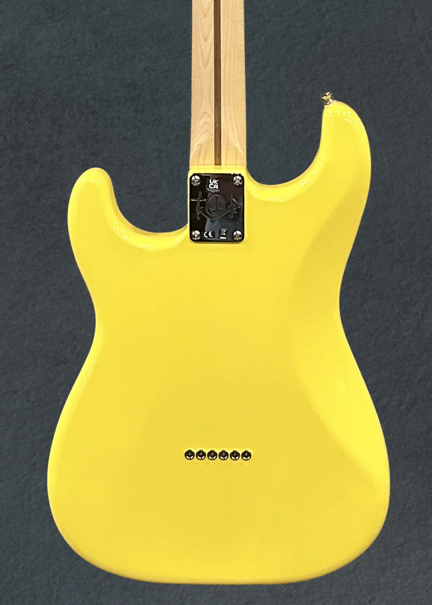 Limited Edition Tom DeLonge Stratocaster - Graffiti Yellow - Image 4