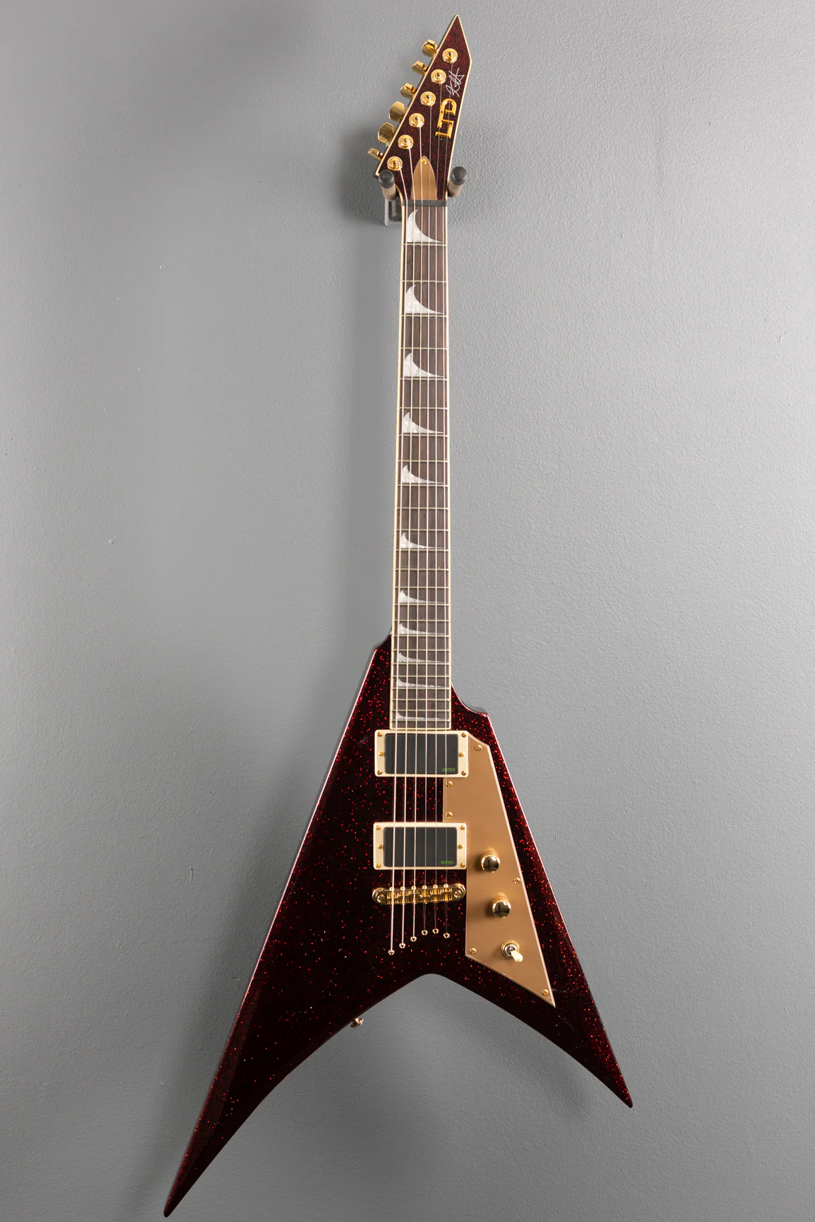 LTD Kirk Hammett KH-V - Red Sparkle - Image 3