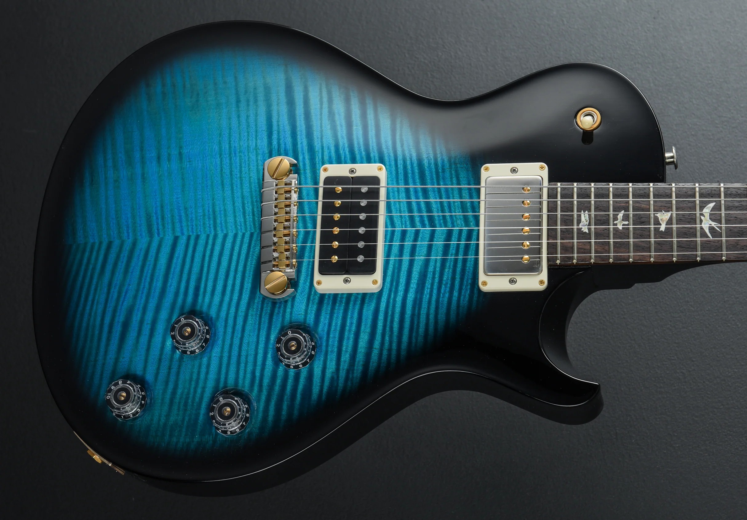 Mark Tremonti Signature 10 Top w/Stoptail - Aqua Smokewrap Burst