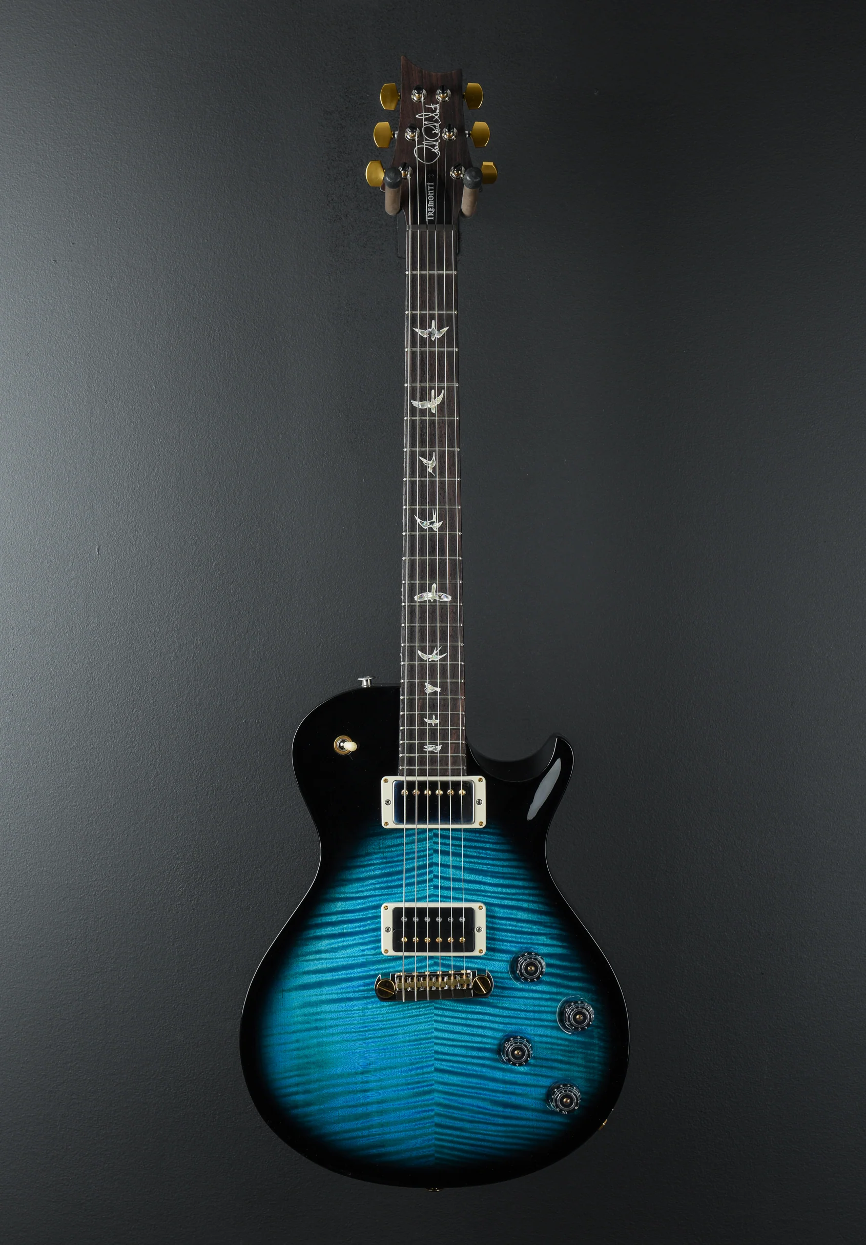 Mark Tremonti Signature 10 Top w/Stoptail - Aqua Smokewrap Burst - Image 3