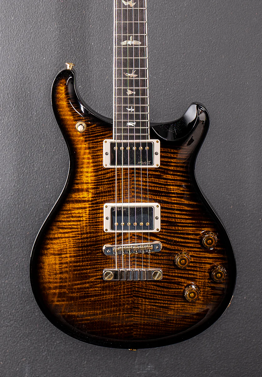 McCarty 594 10 Top - Black Gold Wraparound Burst w/Black Rainbow Holoflake - Image 2